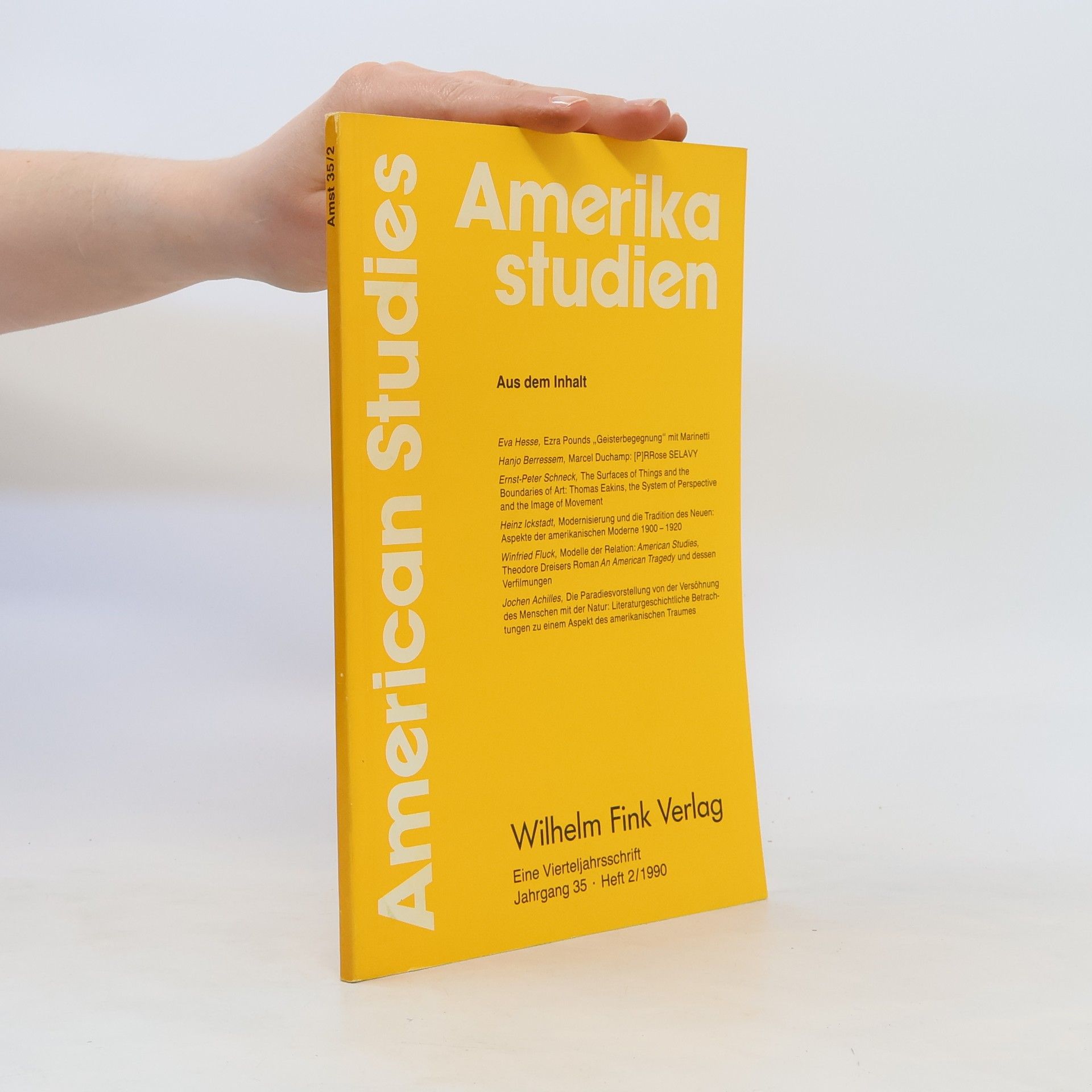 Autorenkollektiv American Studies. Amerika Studien 35/1990