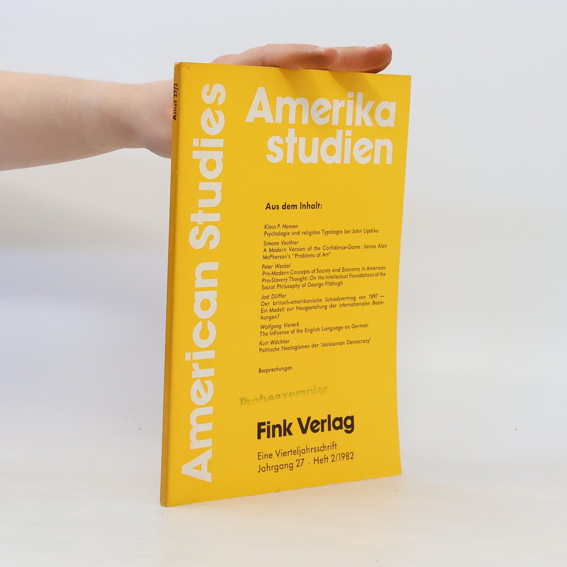 Autorenkollektiv Amerika Studien 2/1982
