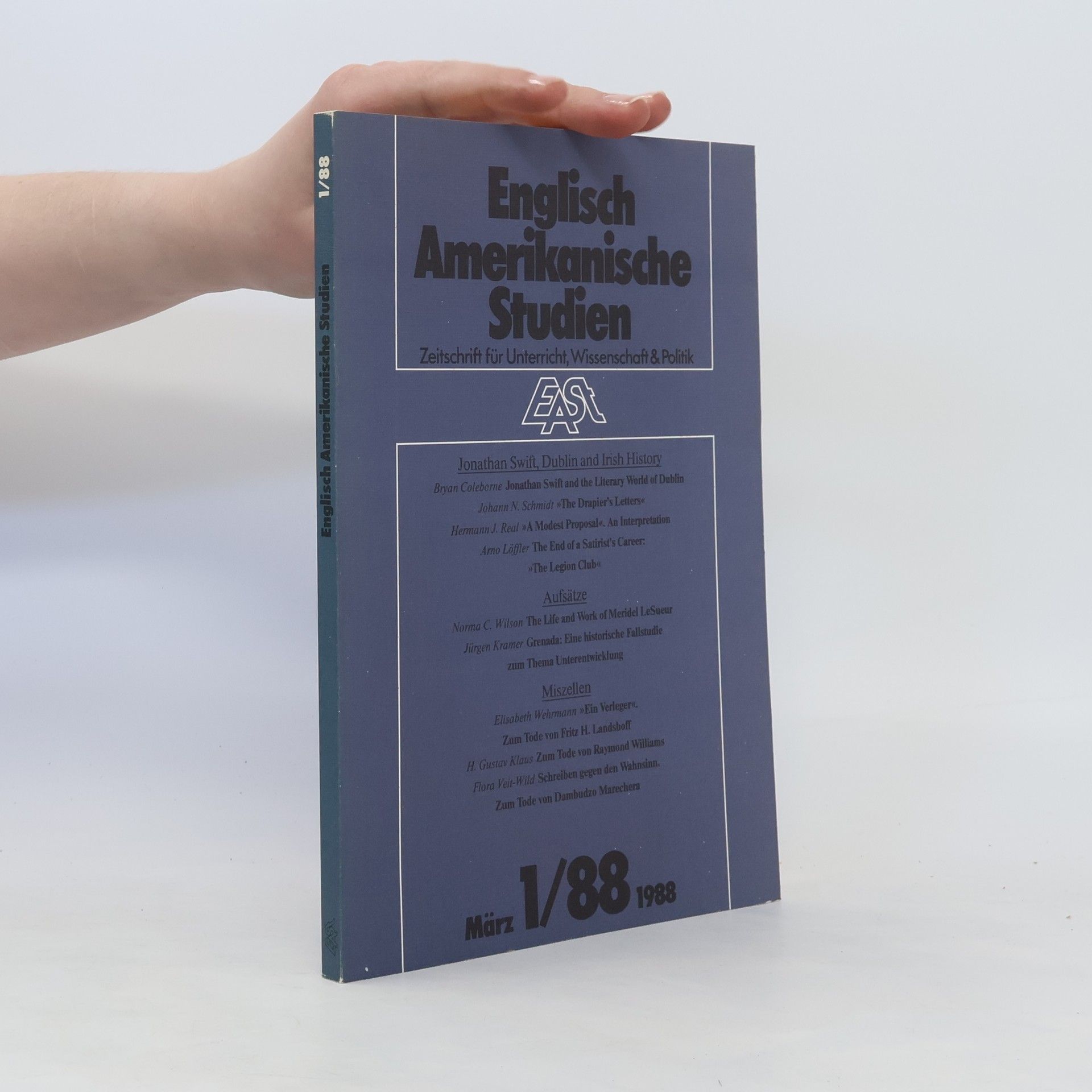 Autorenkollektiv Englisch Amerikanische Studien 1/1988