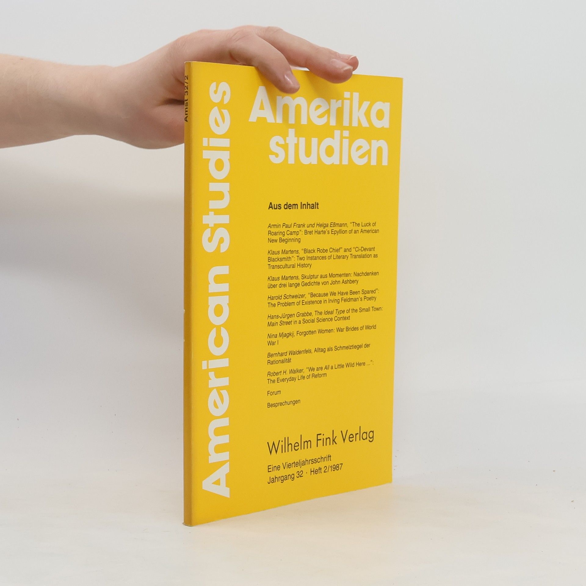 Autorenkollektiv Amerika Studien 2/1987