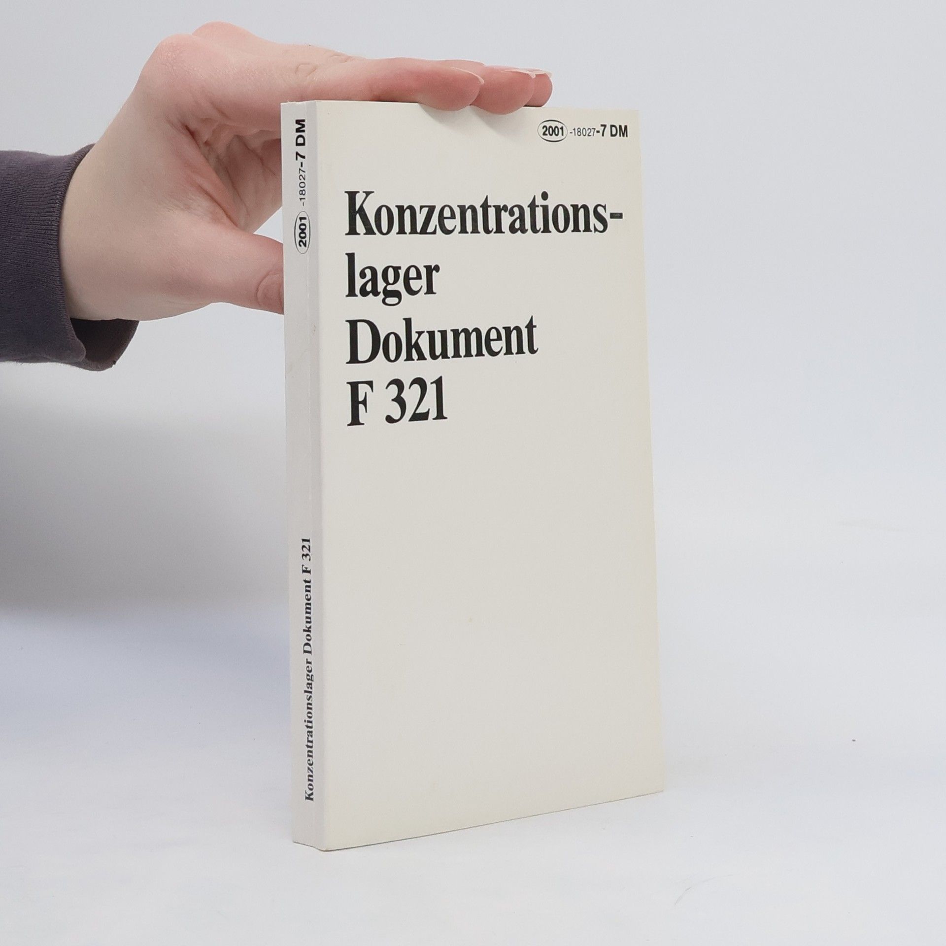 kolektiv Konzentrationslager Dokument F 321