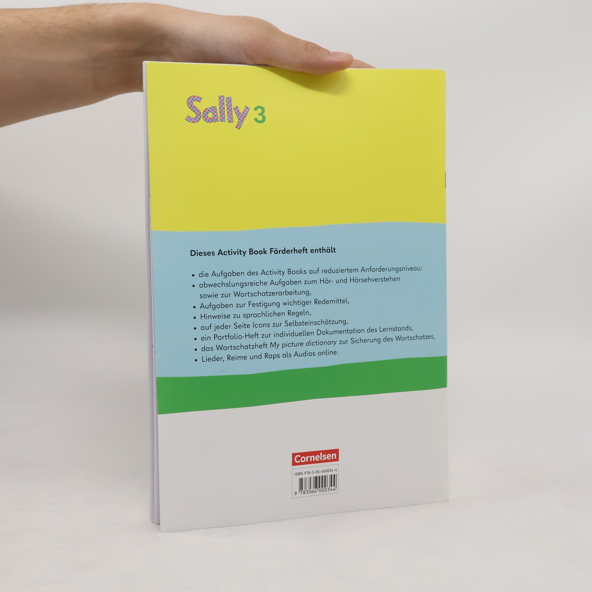 Cornelsen Verlag GmbH Sally 3. Schuljahr. Activity Book Förderheft- Mit Audios, Wortschatzheft und Portfolio-Heft