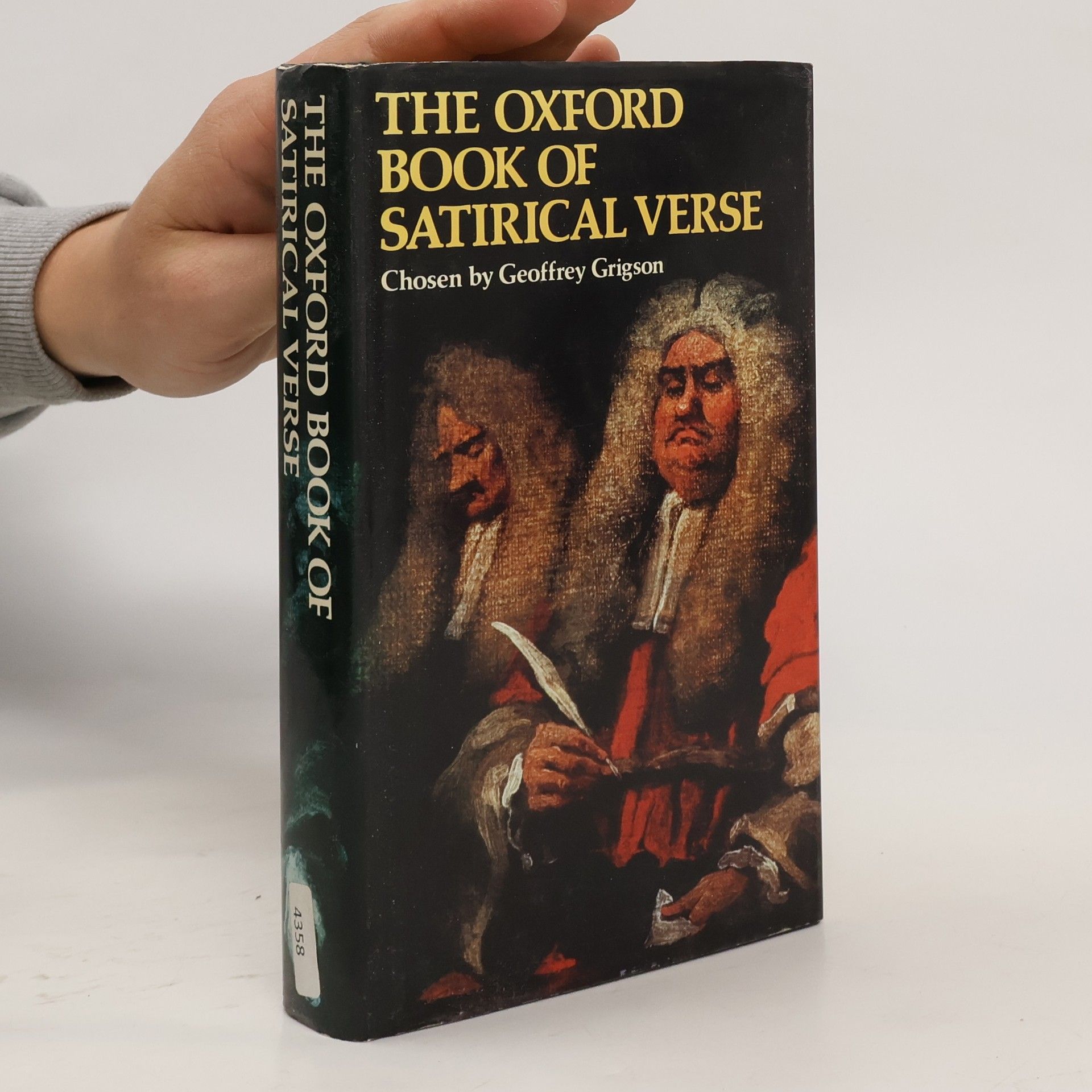 Geoffrey Grigson The Oxford book of satirical verse