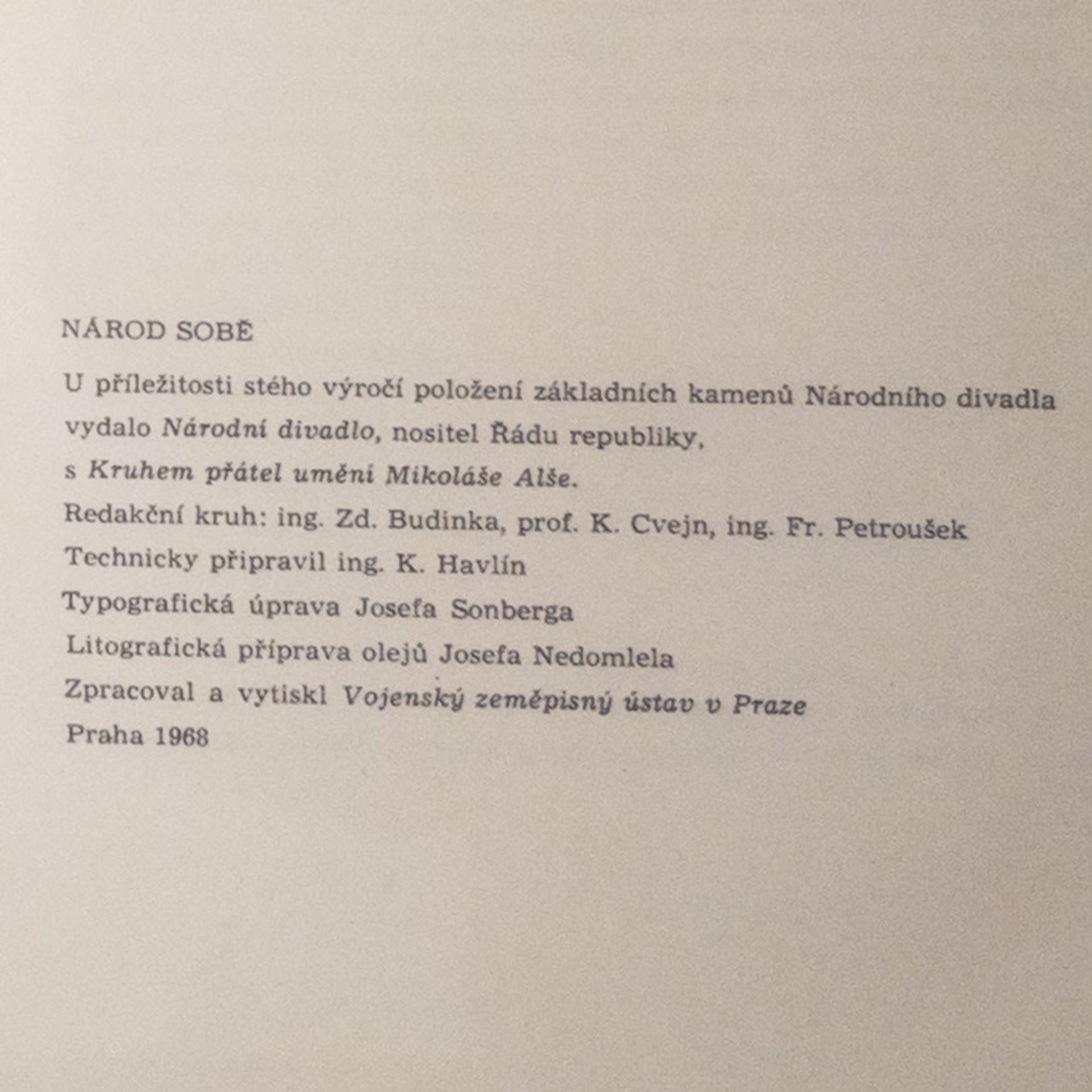 Various authors Národ sobě