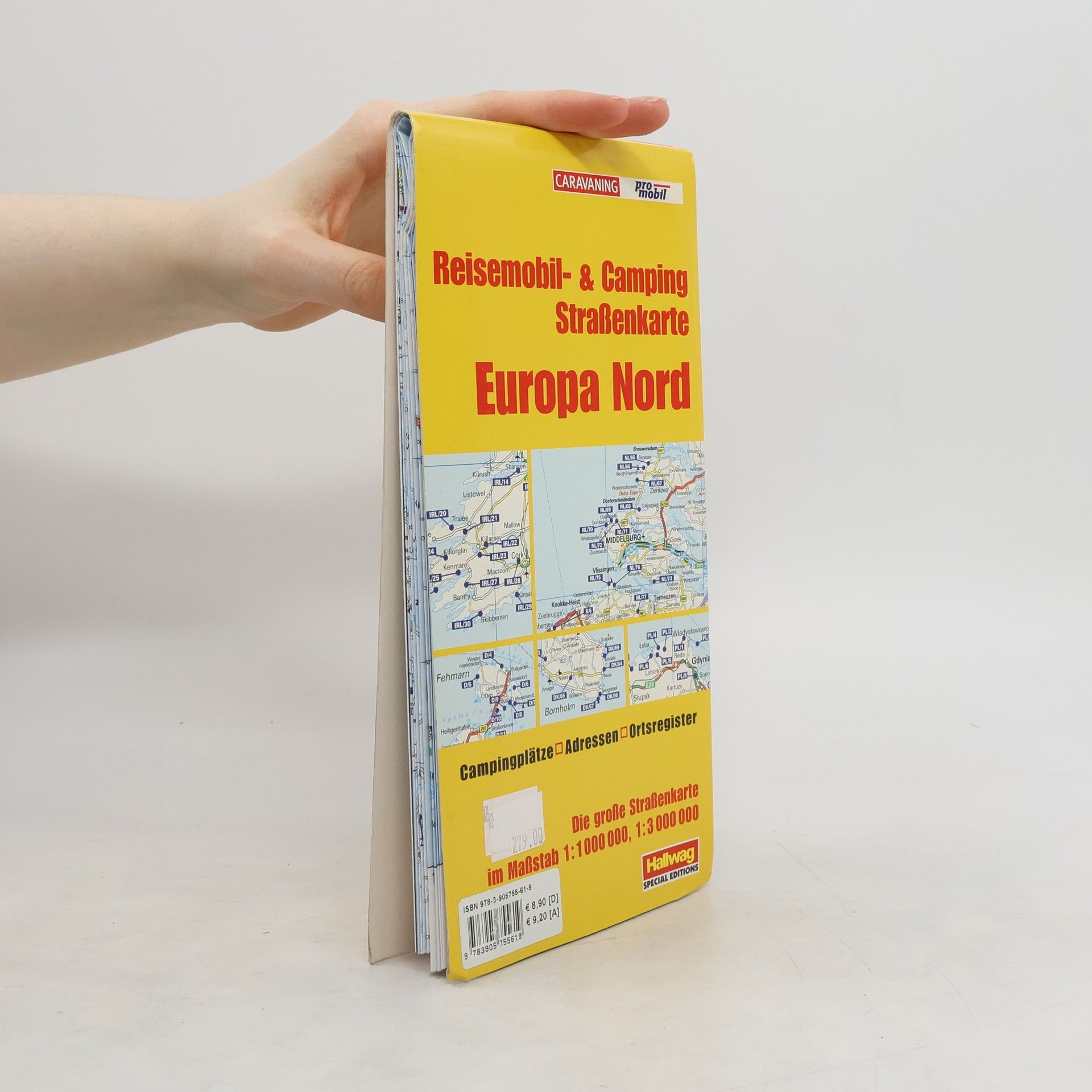kolektiv Reisemobil- & Camping-Straßenkarte Europa-Nord