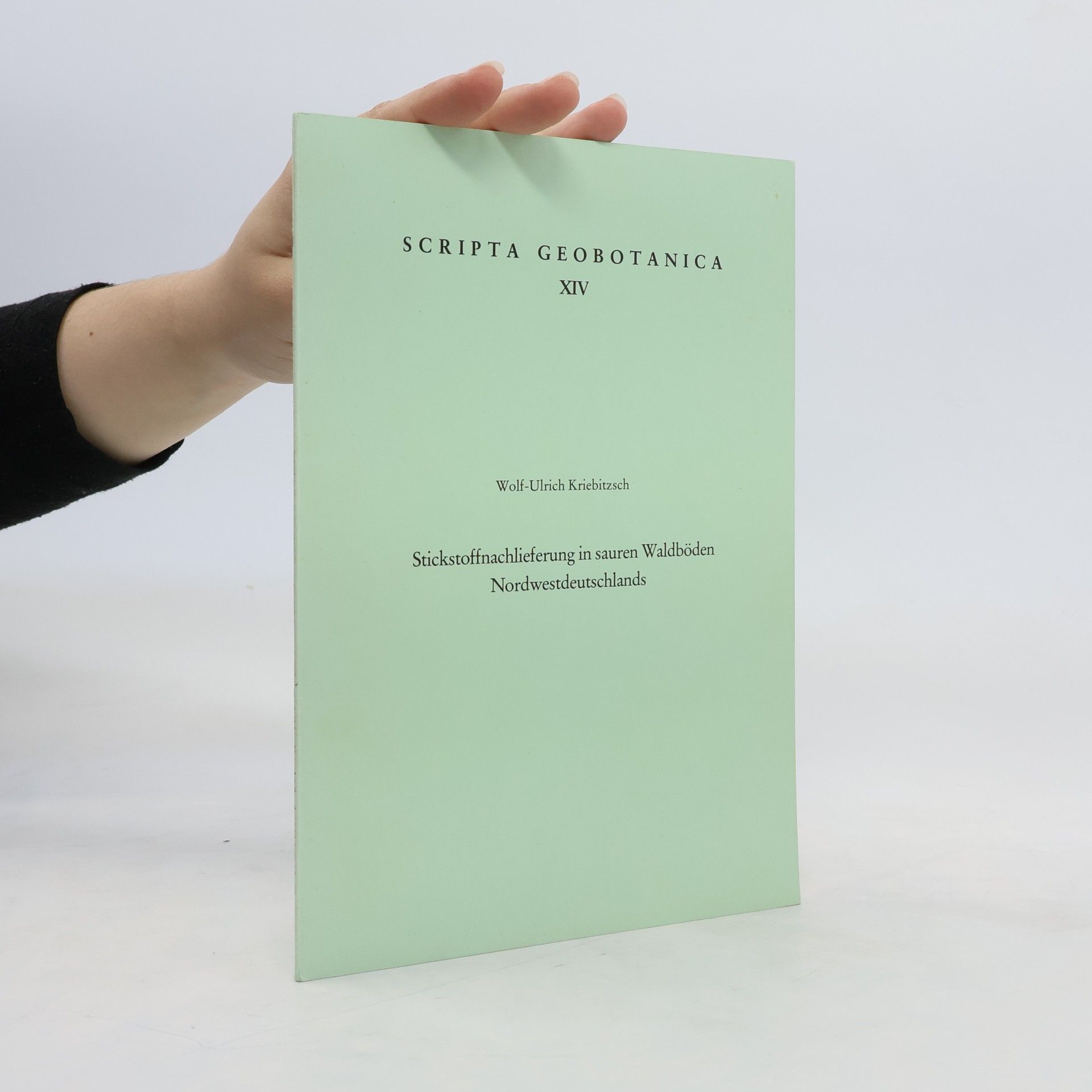 Autorenkollektiv Scripta Geobotanica XIV