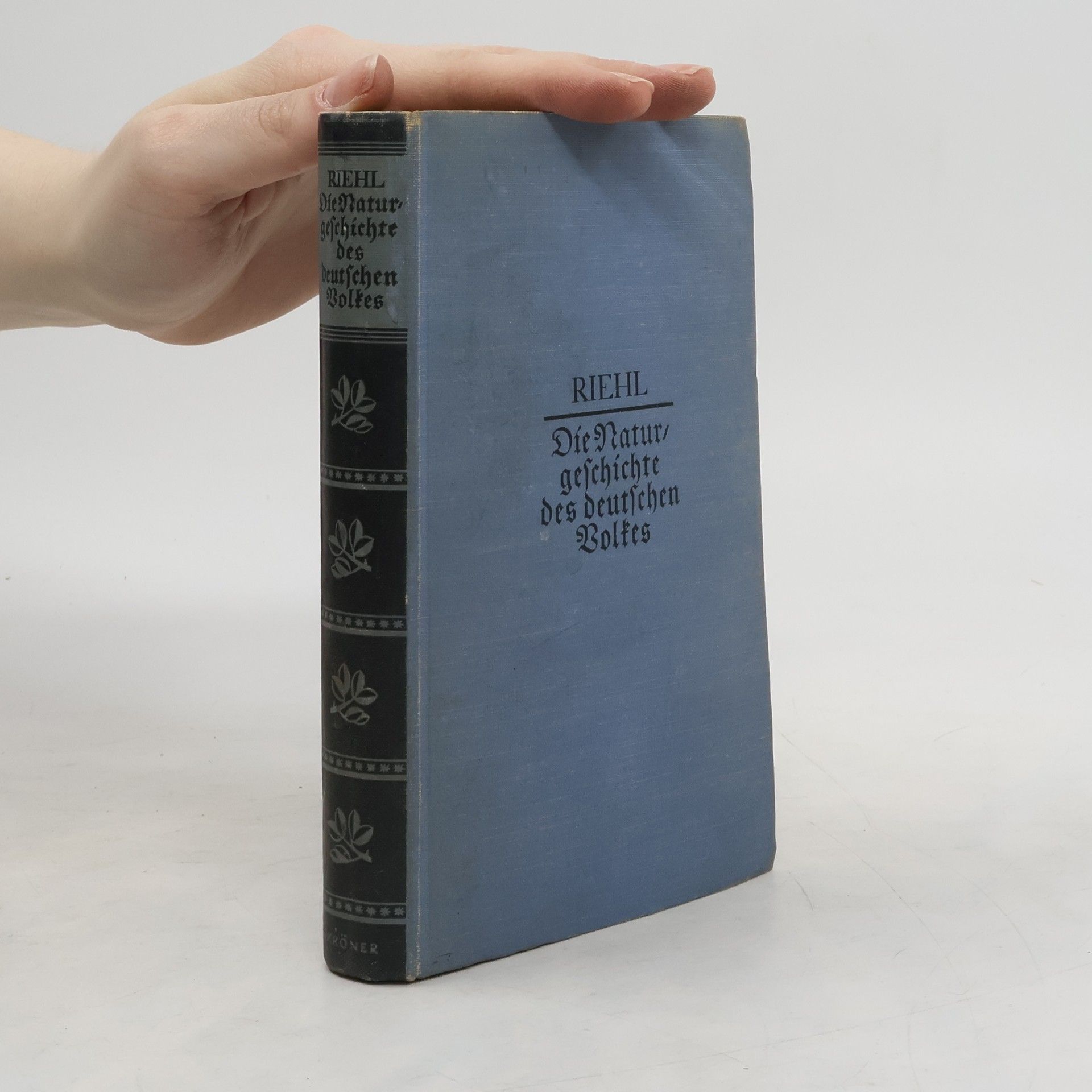 Wilhelm Heinrich Riehl Die Naturgeschichte des deutschen Volkes