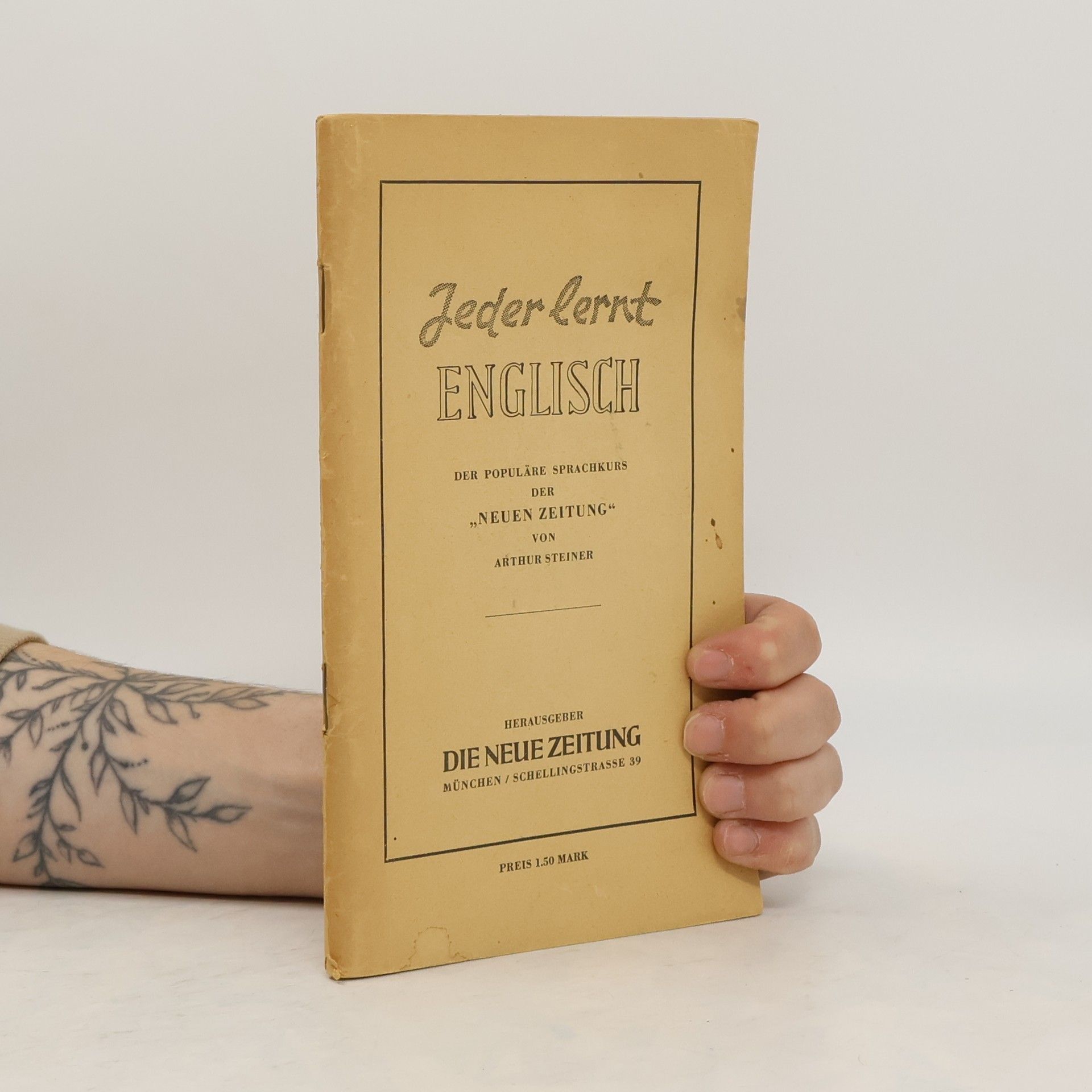 Arthur Steiner Jeder lernt Englisch