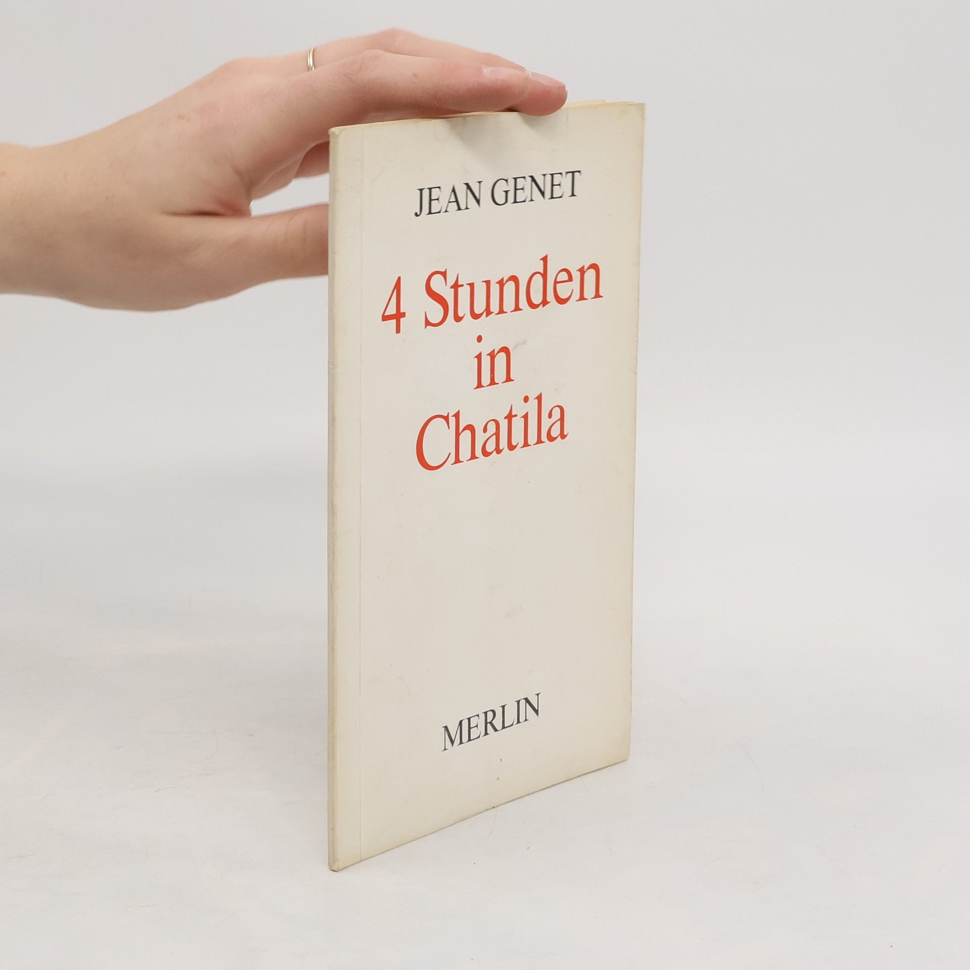 Jean Genet 4 [Vier] Stunden in Chatila