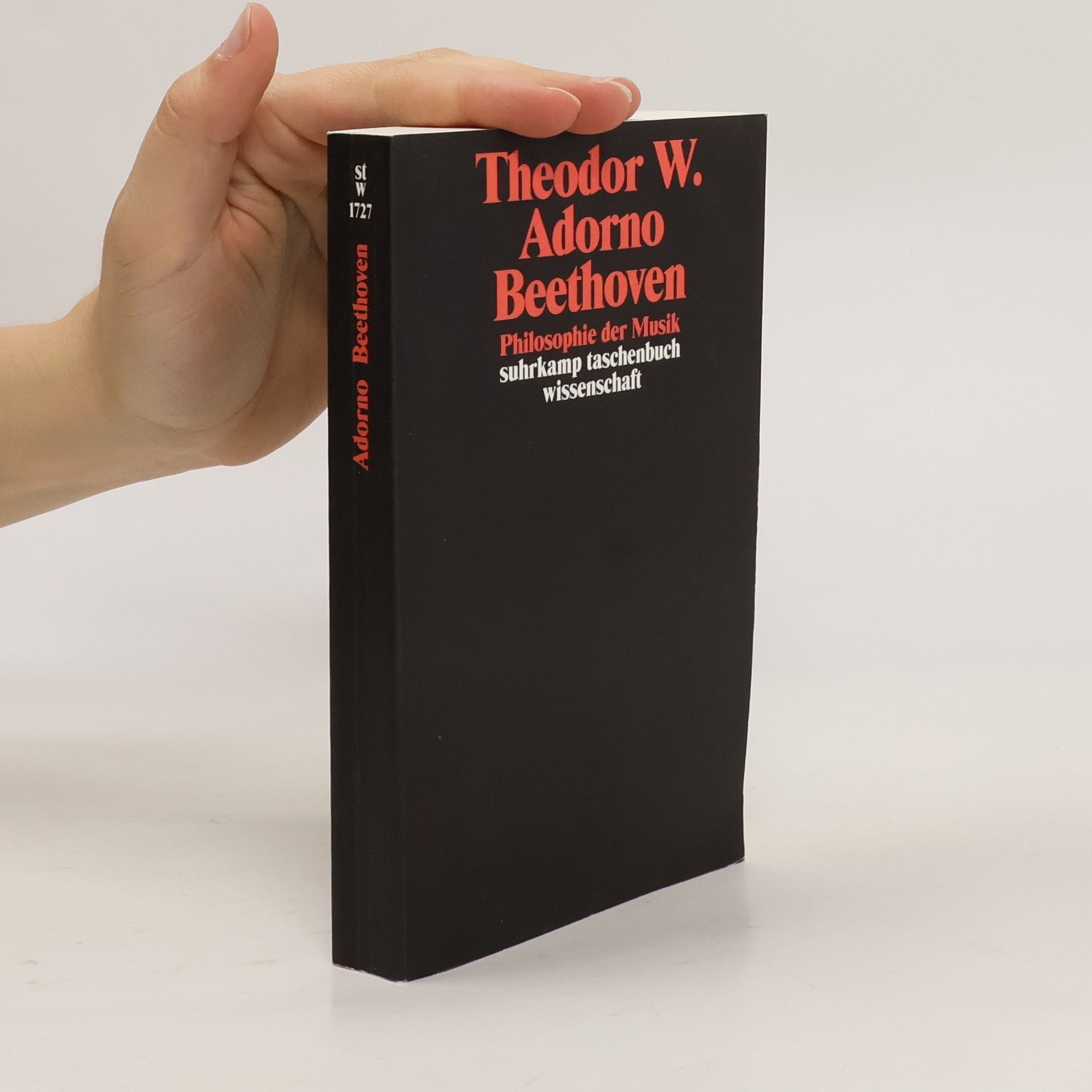 Theodor W. Adorno Beethoven, Philosophie der Musik