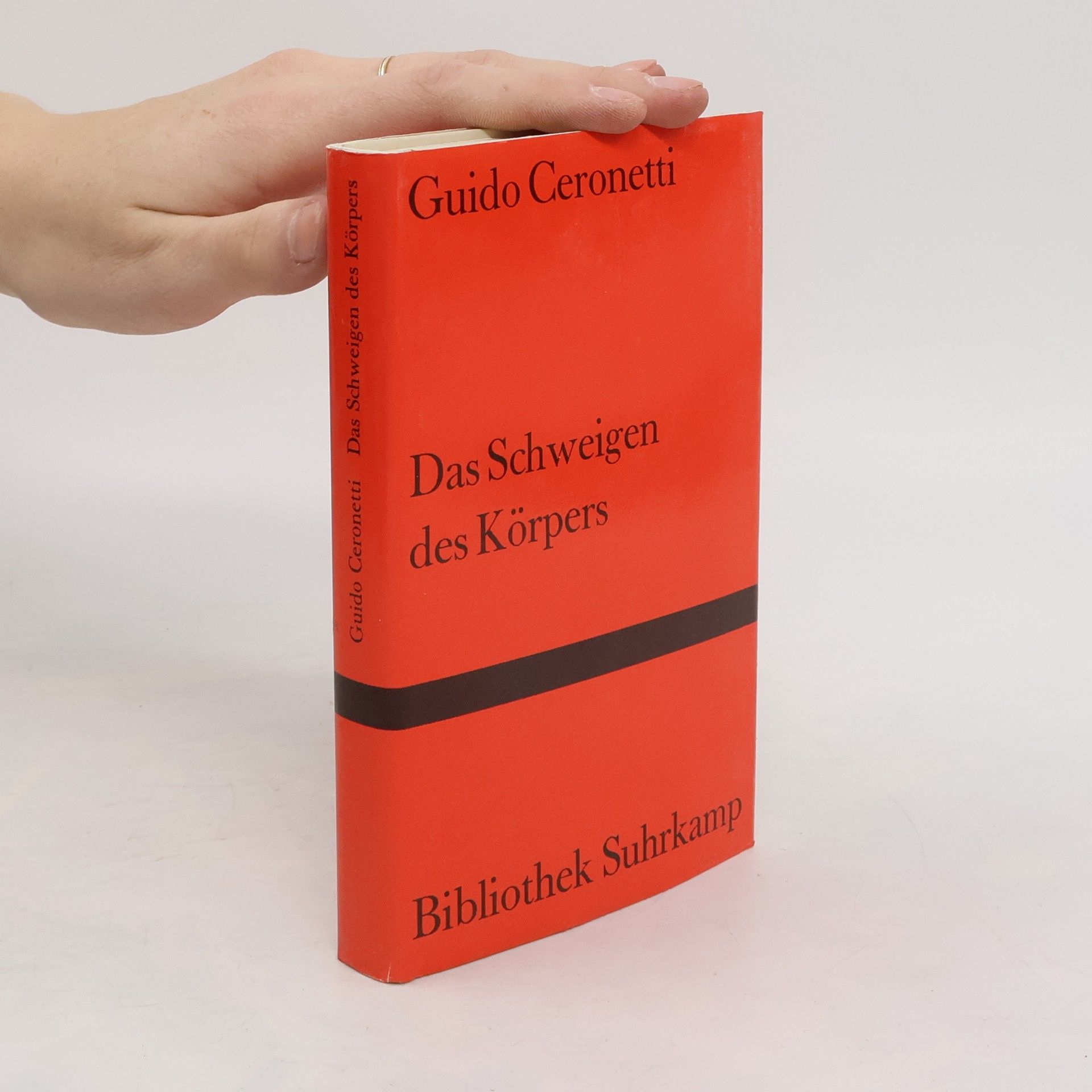 Guido Ceronetti Das Schweigen des Körpers