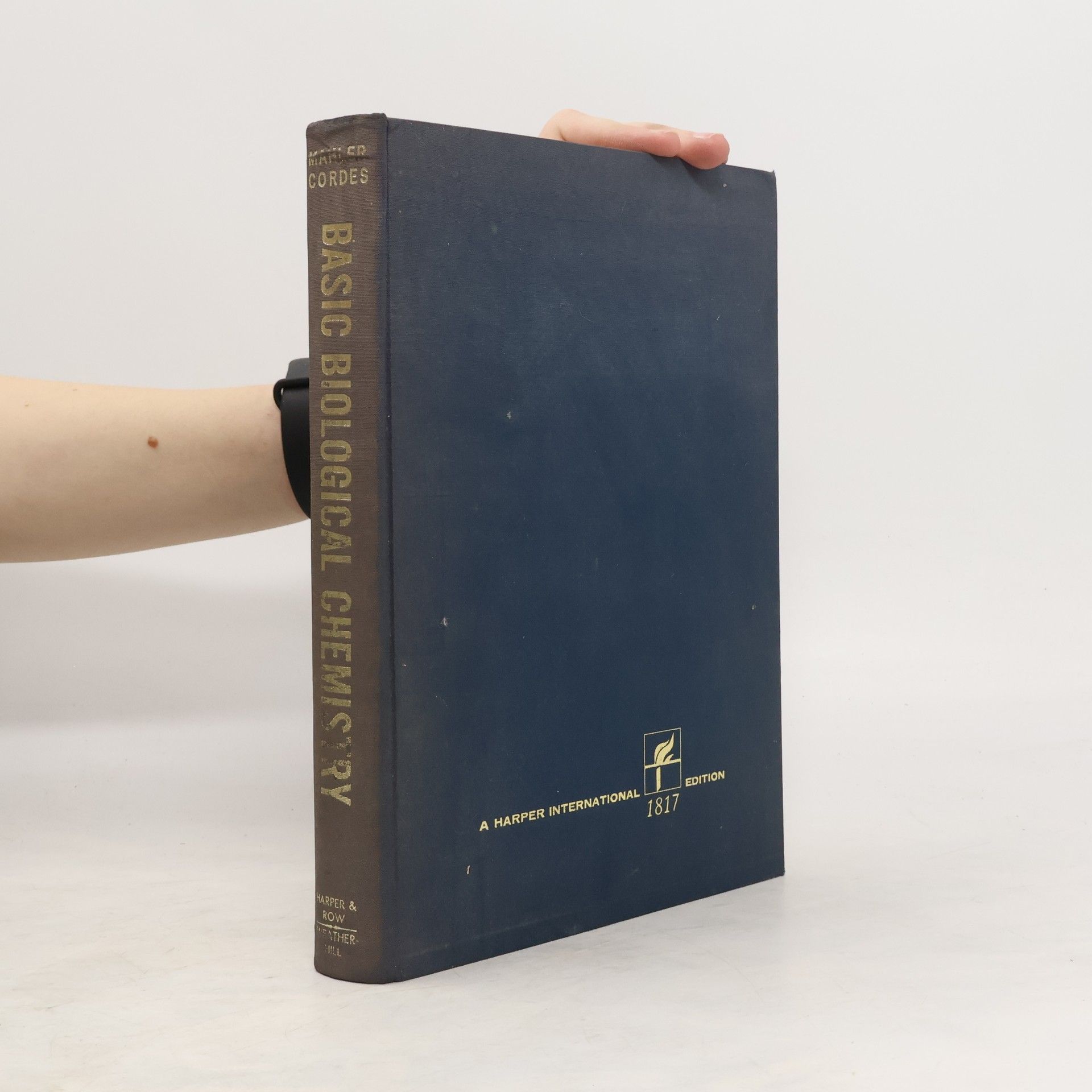 Henry R. Mahler Basic Biological Chemistry