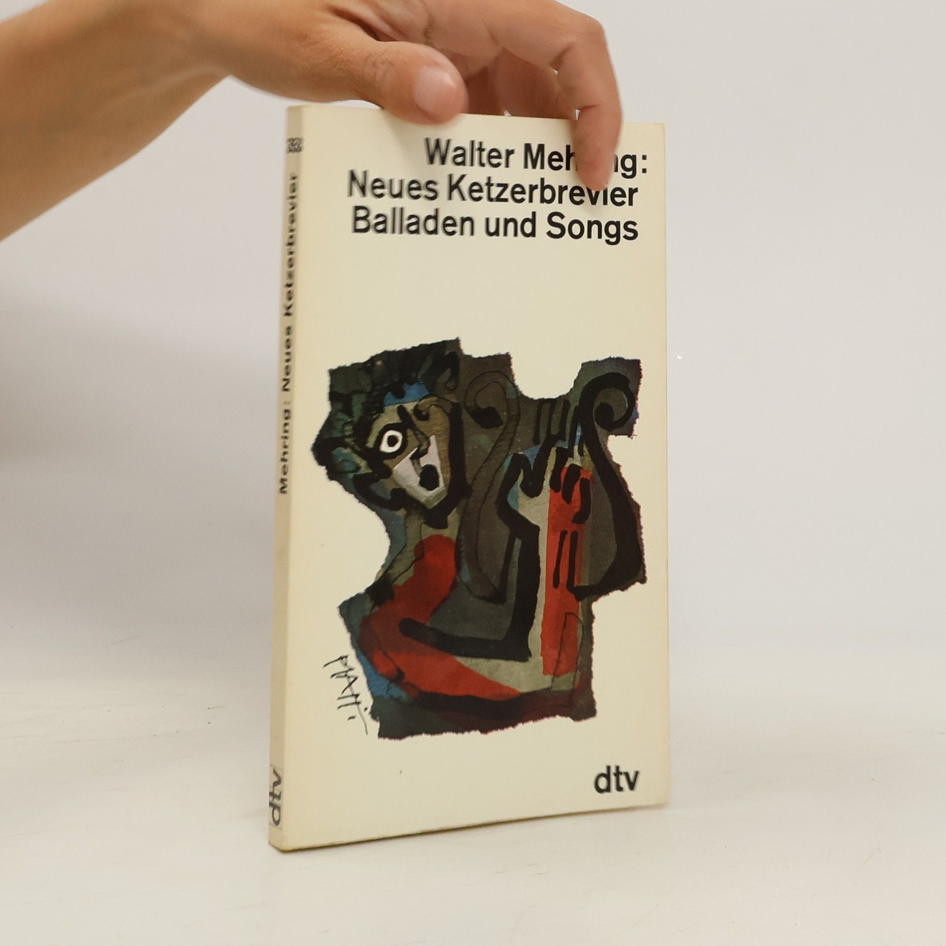 Walter Mehring Neues Ketzebrevier Balladen und Songs