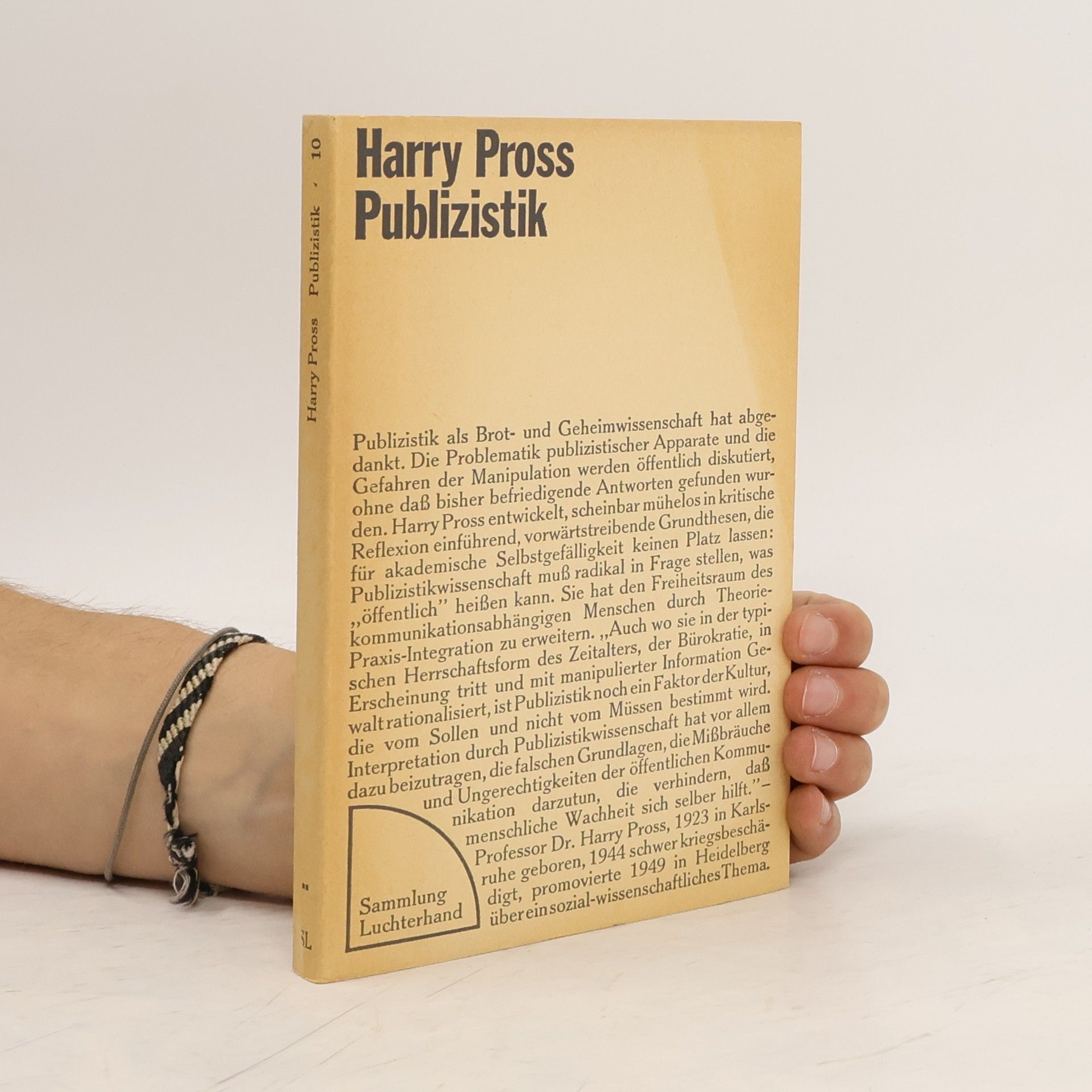 Harry Pross Hrsg. Publizistik