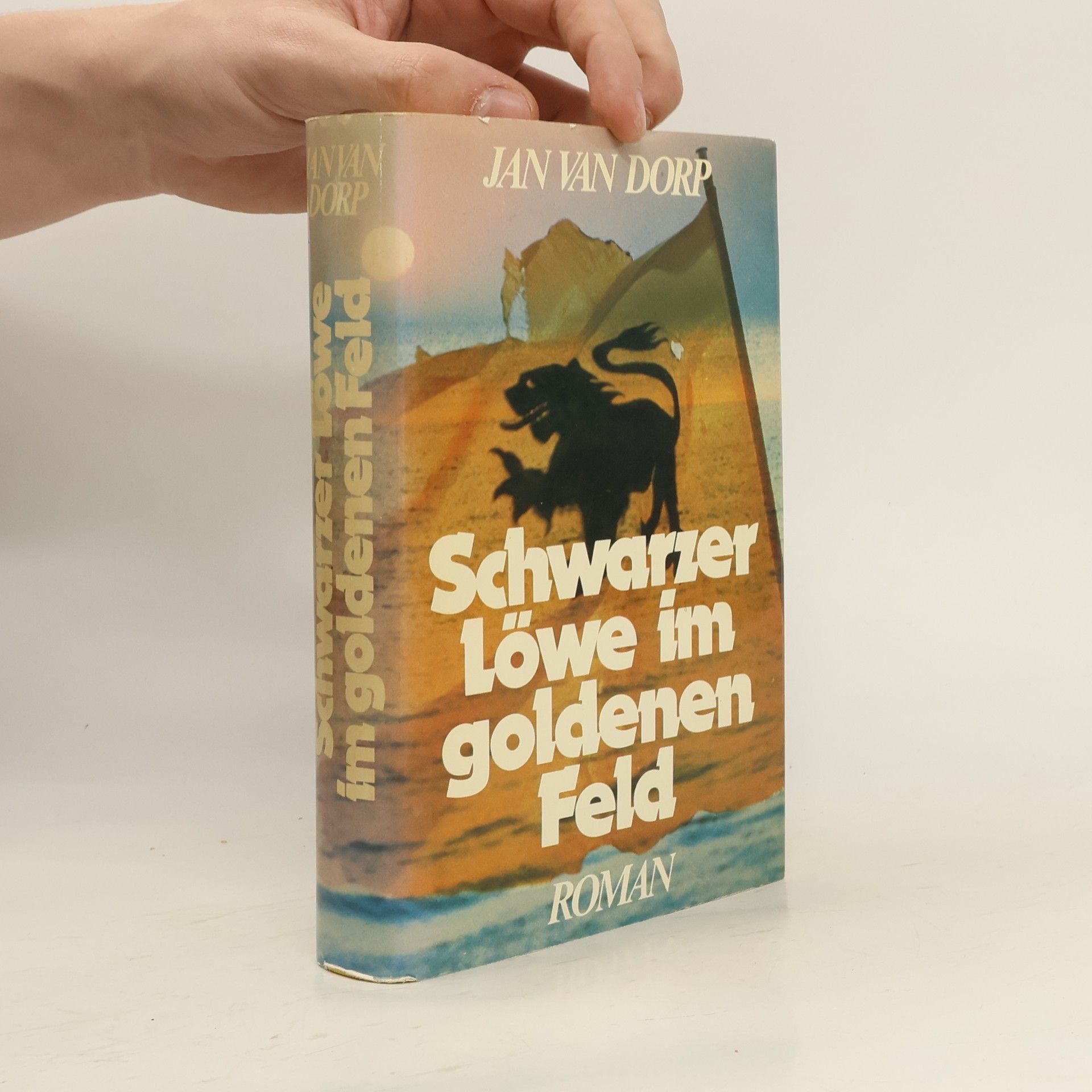 Jan van Dorp Schwarzer Löwe im goldenen Feld