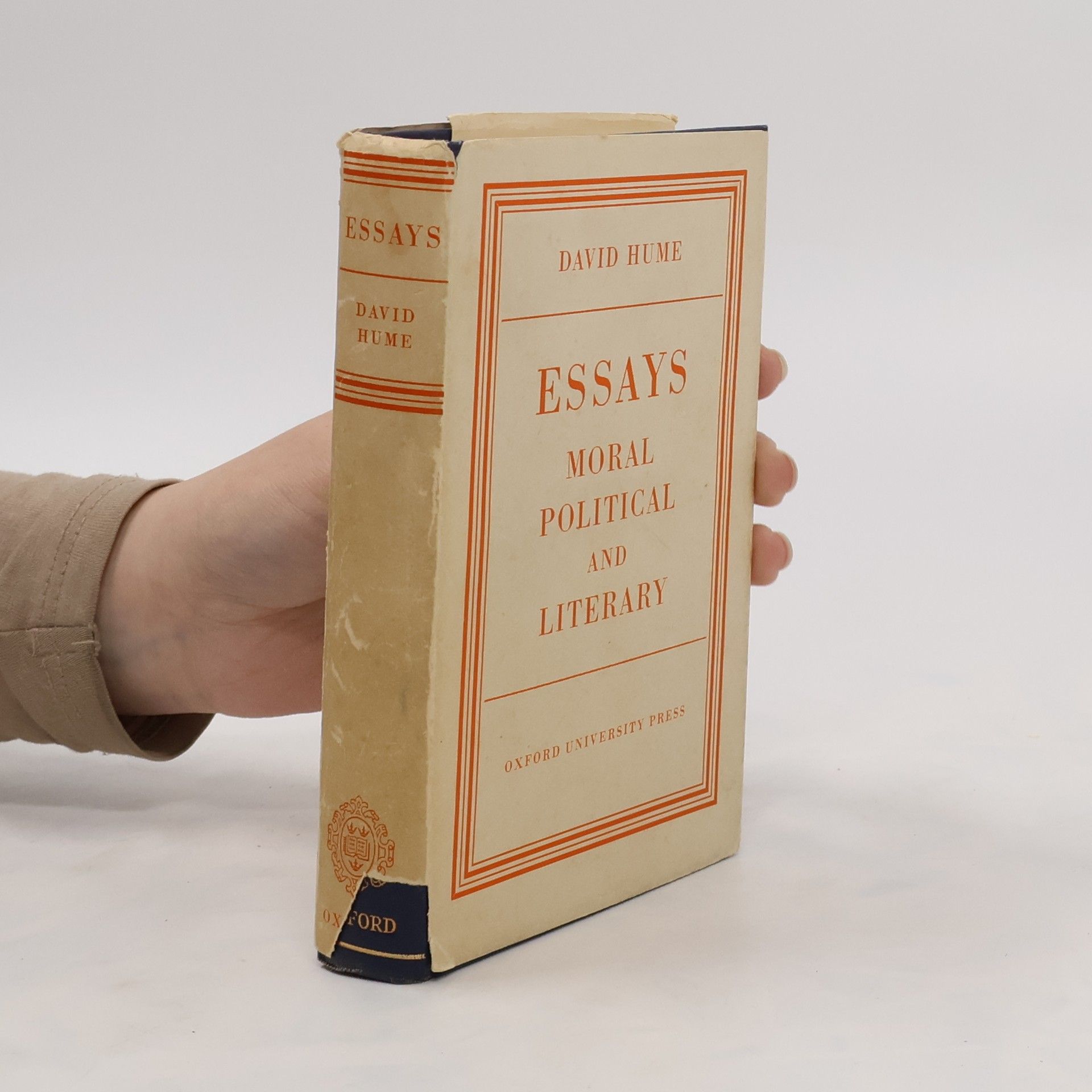 David Hume Essays Moral, Political, and Literary