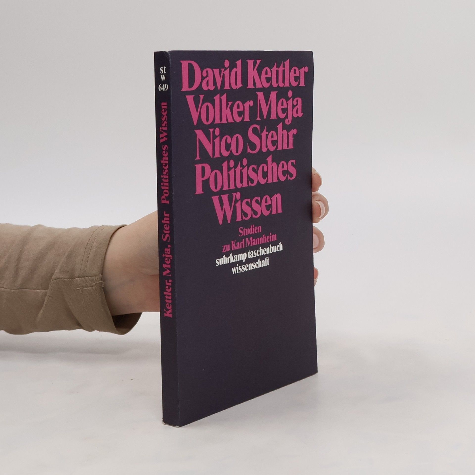 David Kettler Politisches Wissen