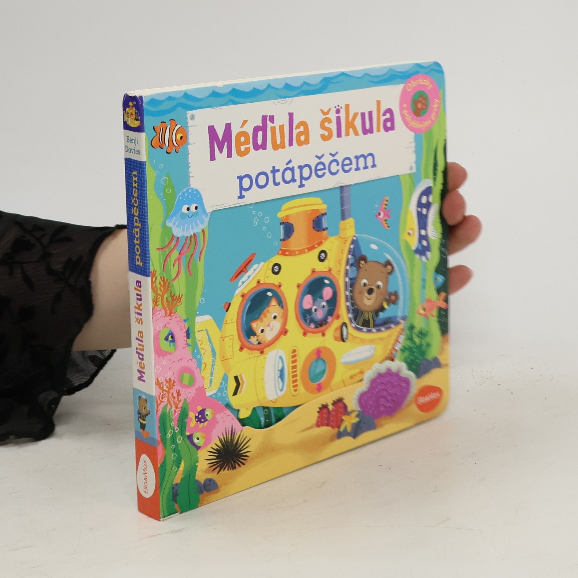 Benji Davies Méďula Šikula potápěčem - Obrázky s pohyblivými prvky
