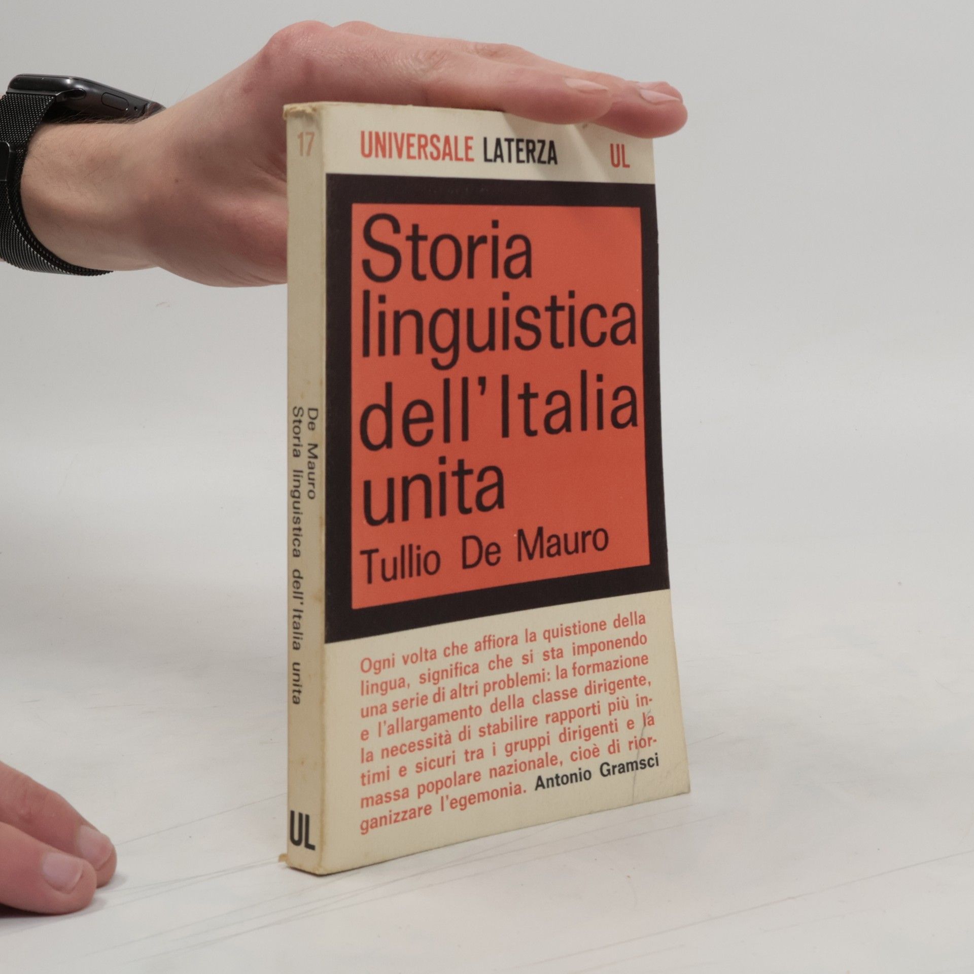 Tullio De Mauro Storia linguistica dell’ Italia unita