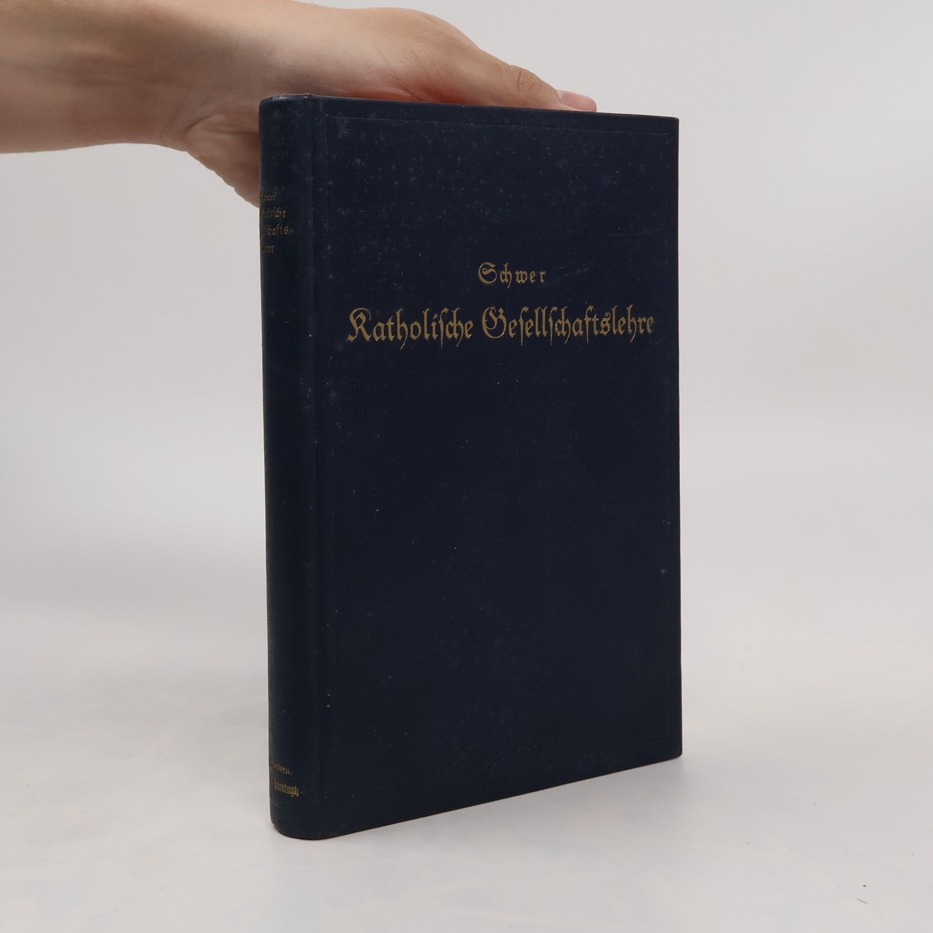 Wilhelm Schwer Katholische Gesellschaftslehre