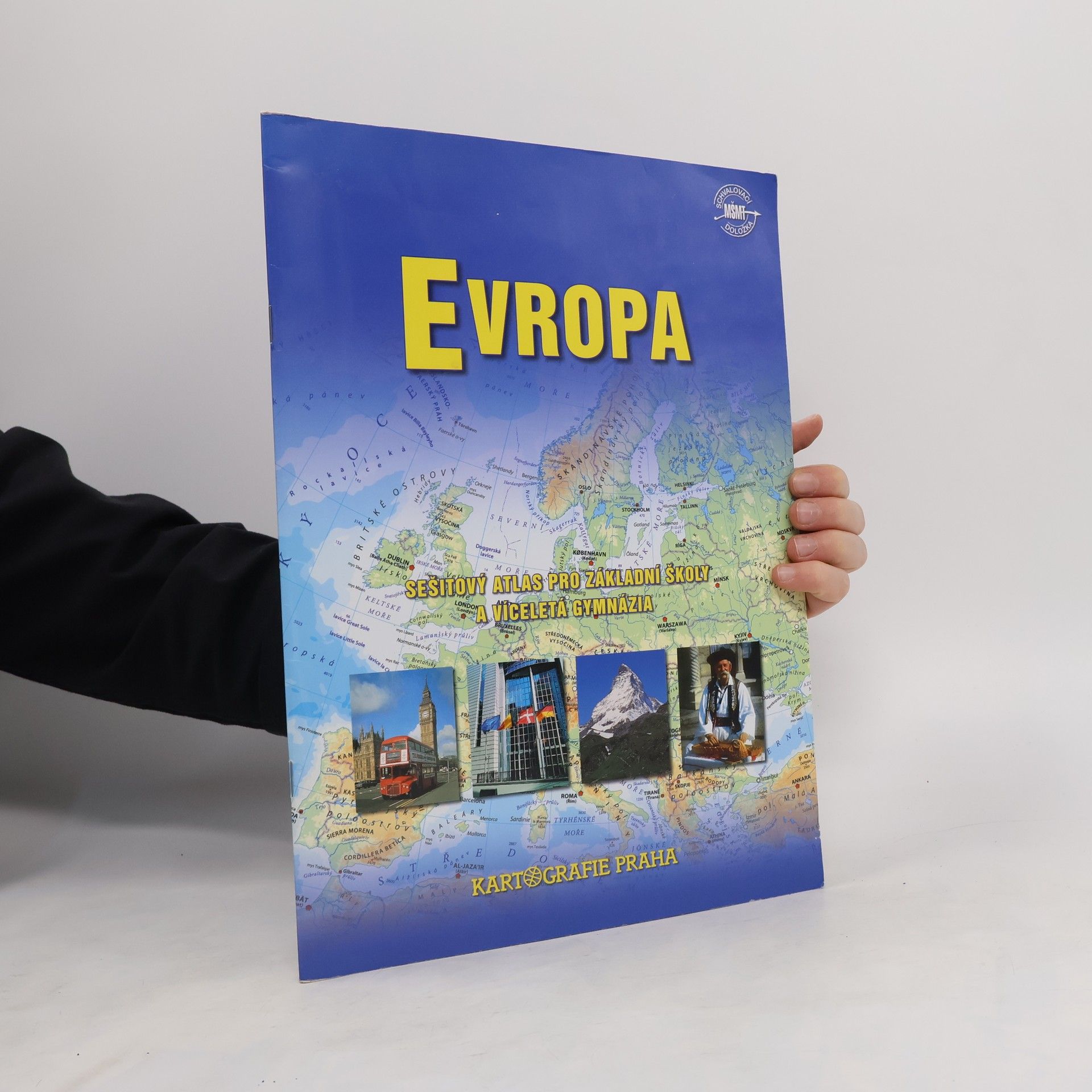 Autorenkollektiv Evropa sešitový atlas pro základní školy a víceletá gymnázia