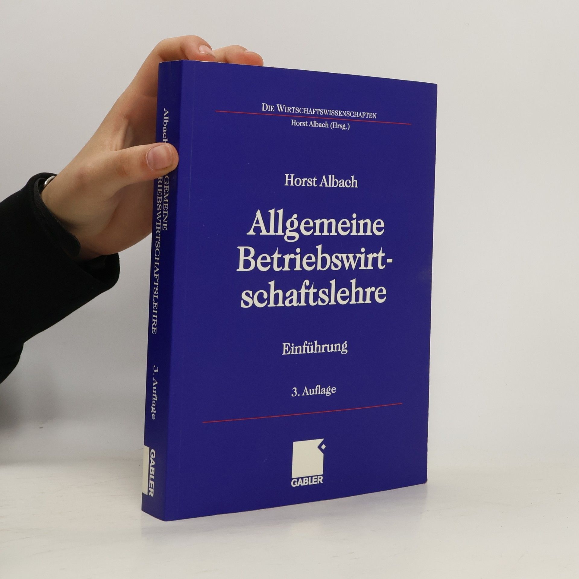 Horst Albach Allgemeine Betriebswirtschaftslehre