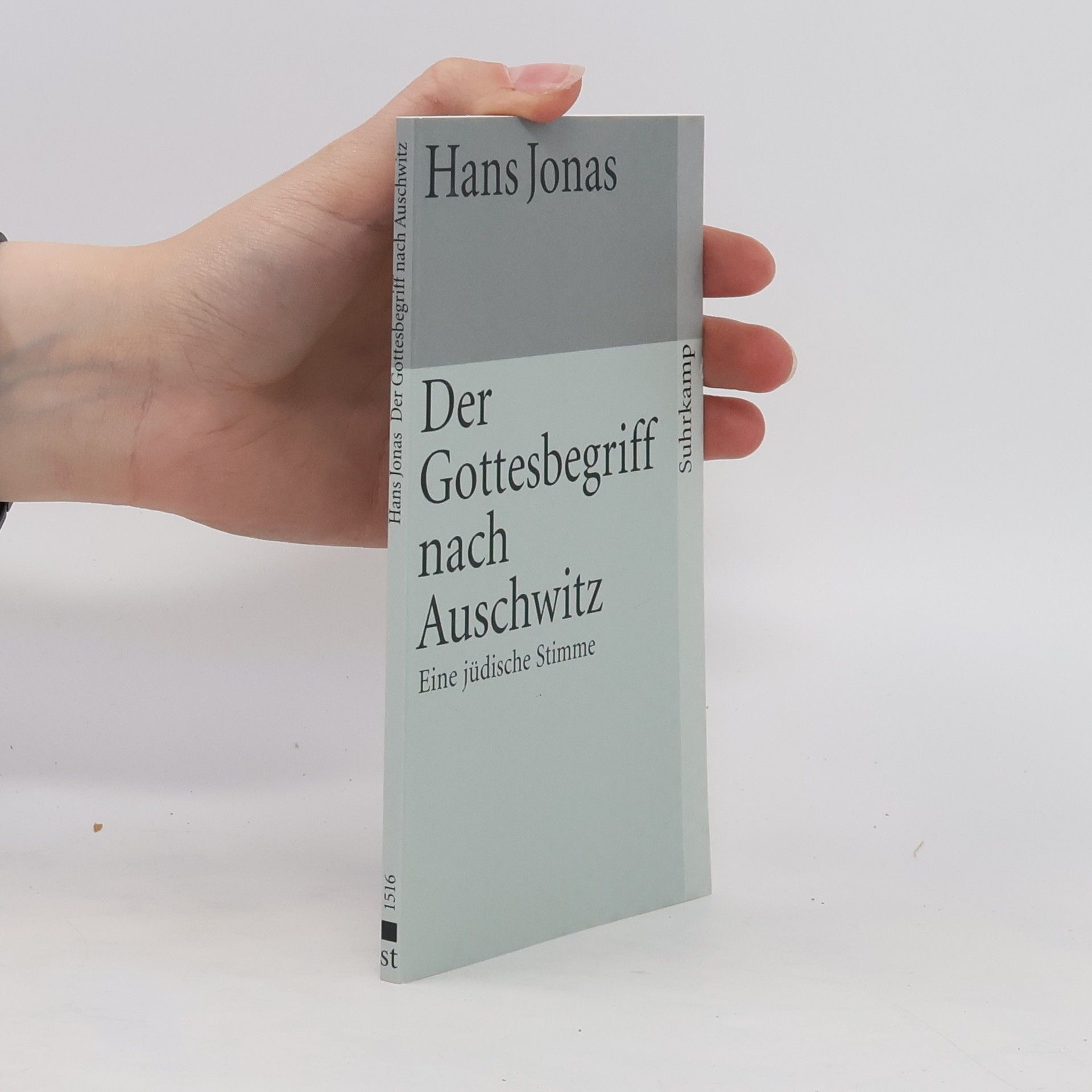 Hans Jonas Der Gottesbegriff nach Auschwitz