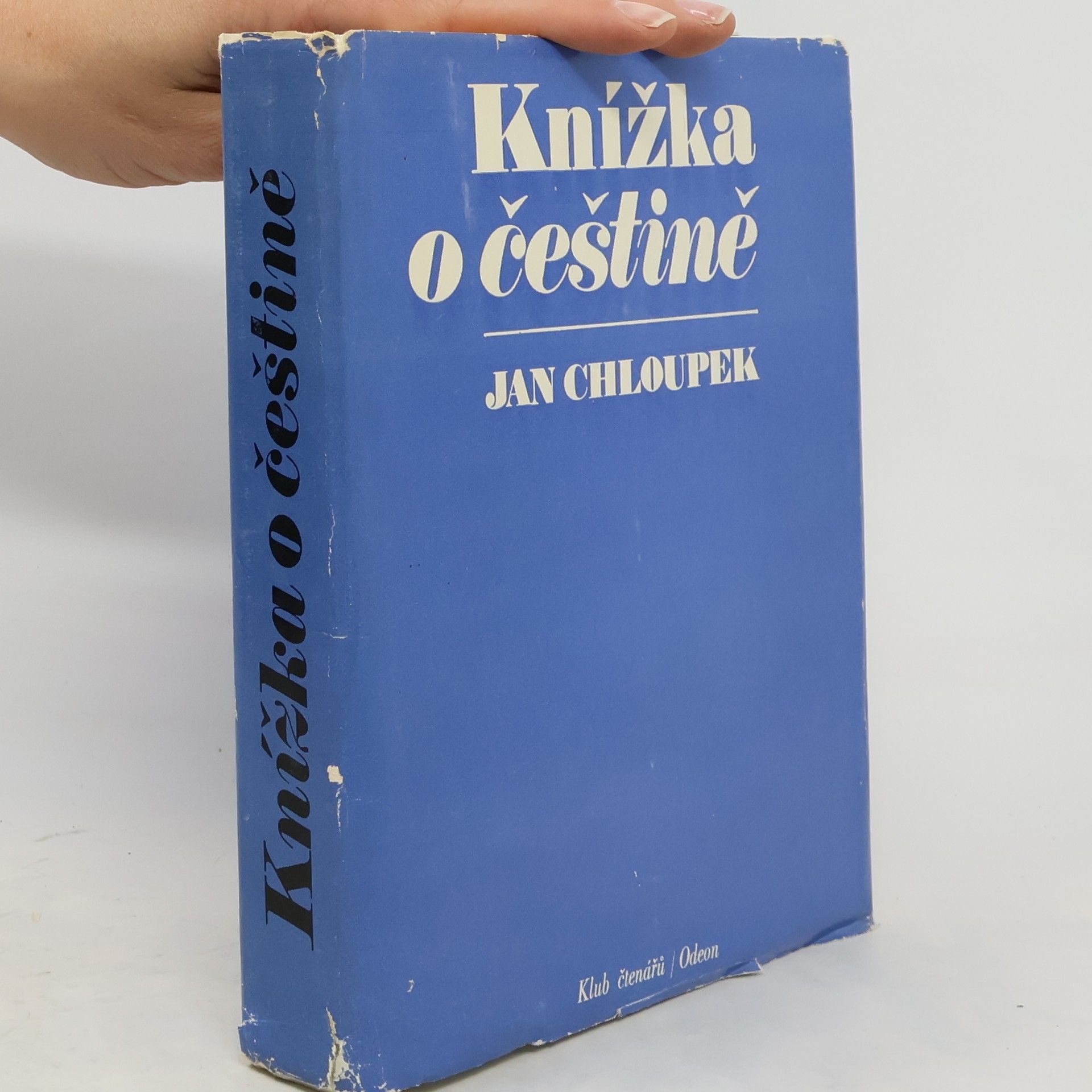 Jan Chloupek Knížka o češtině