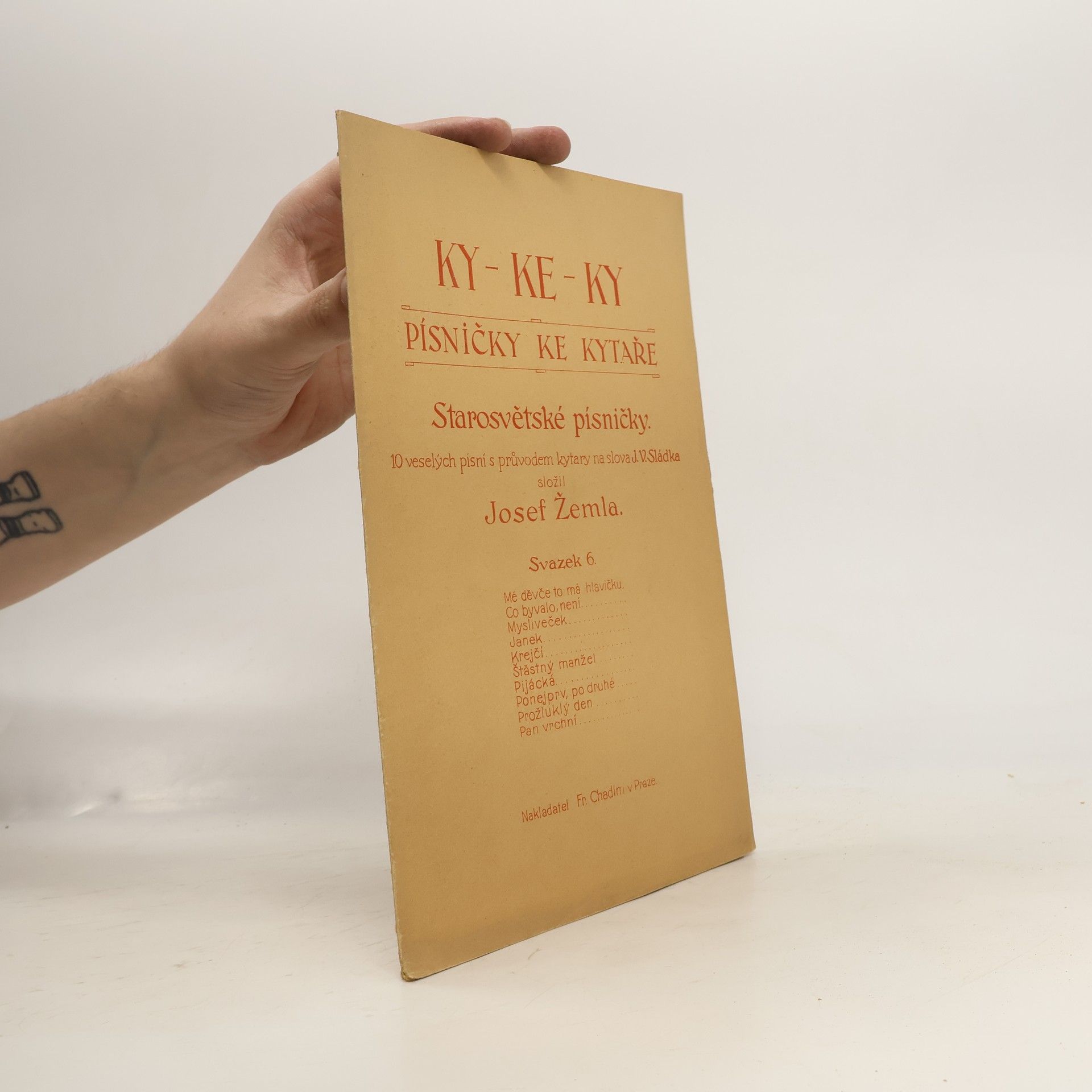 Jos. Žemla KY - Ke - Ky- Písničky ke kytaře 6
