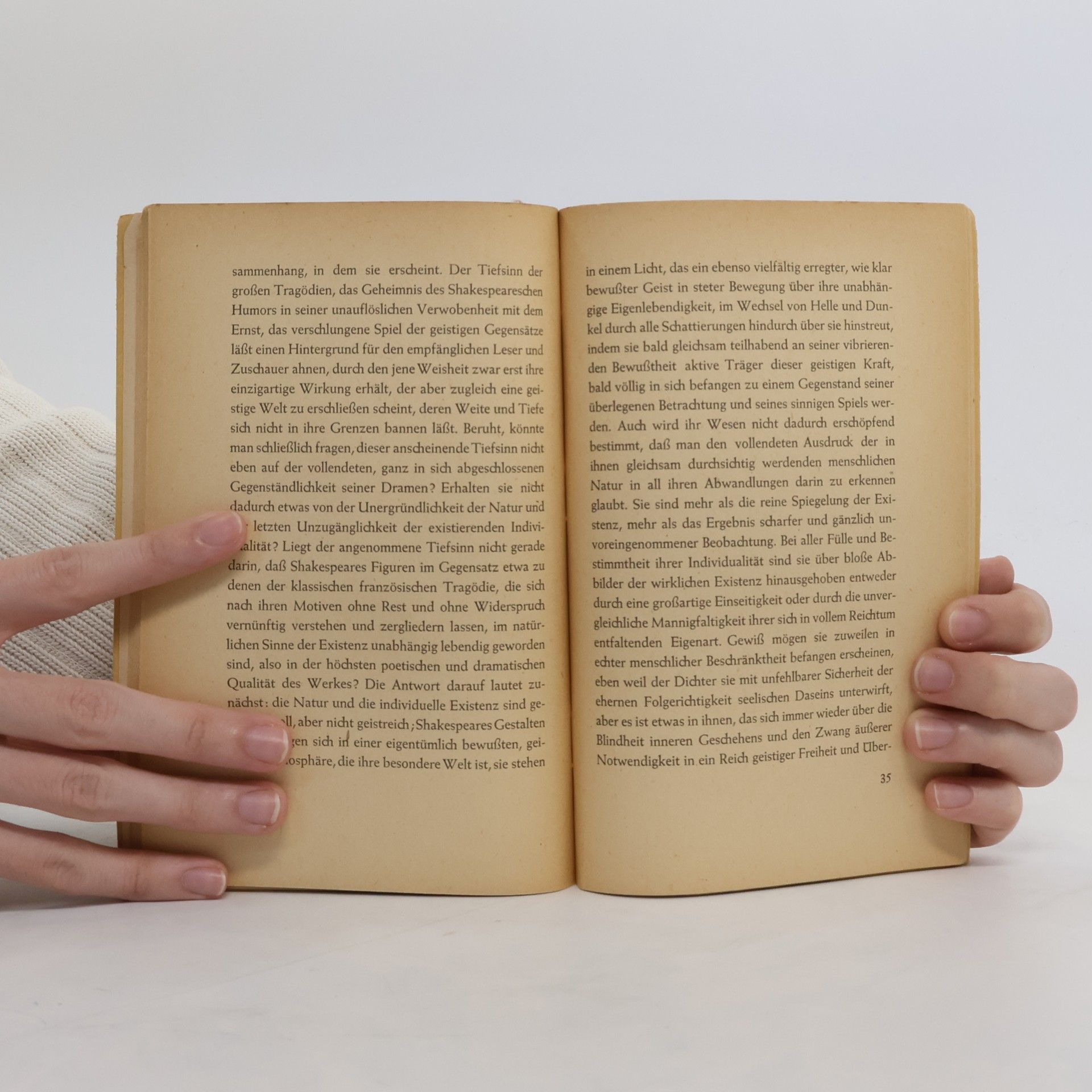 Emil Wolff Bedanken über das Shakespeare Problem
