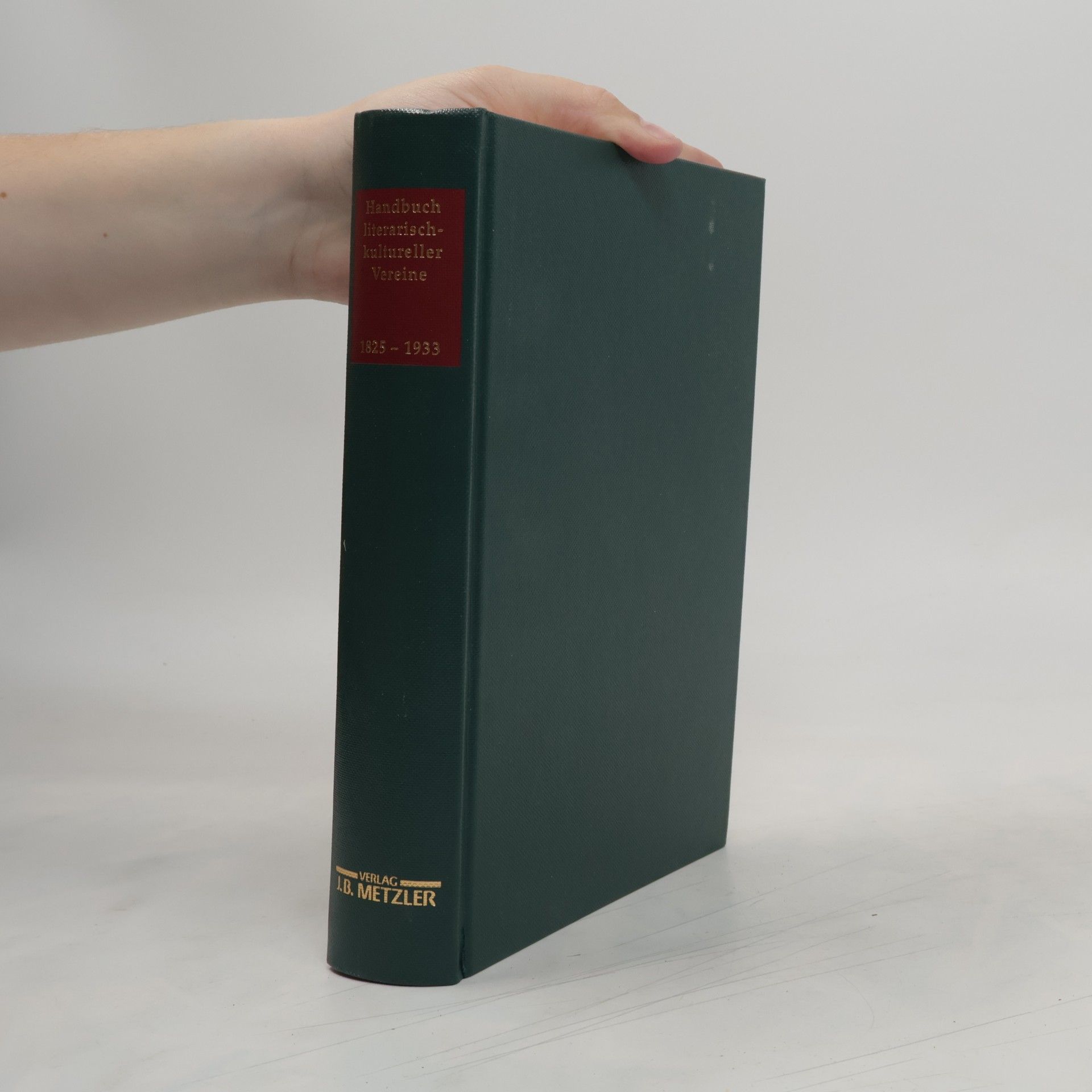 Wulf Wülfing Handbuch literarisch-kultureller Vereine, Gruppen und Bünde 1825 - 1933