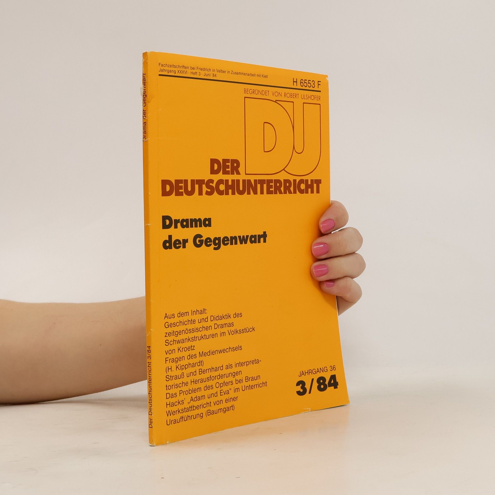 Collectif d'auteurs Der Deutschunterricht