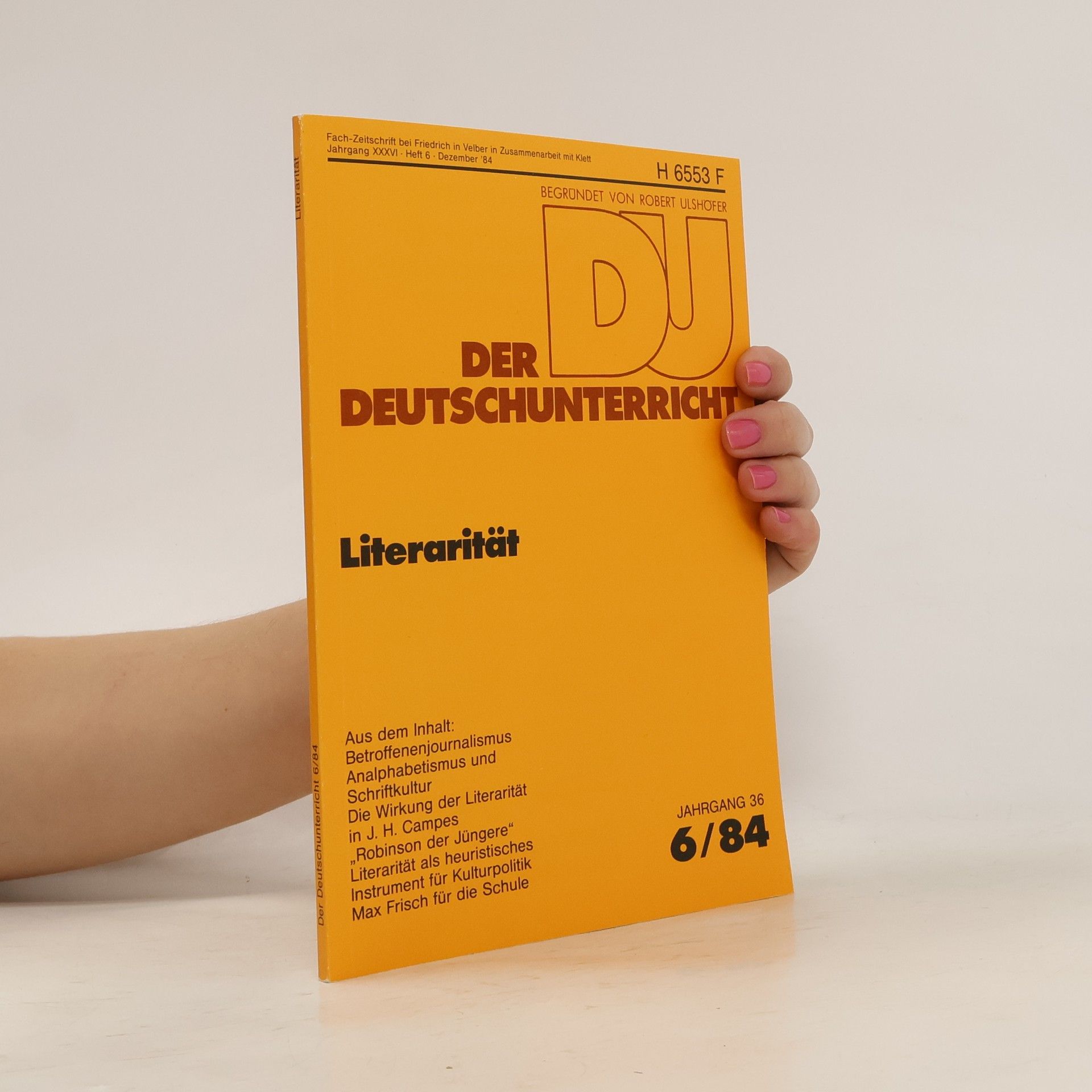 Collectif d'auteurs Der Deutschunterricht