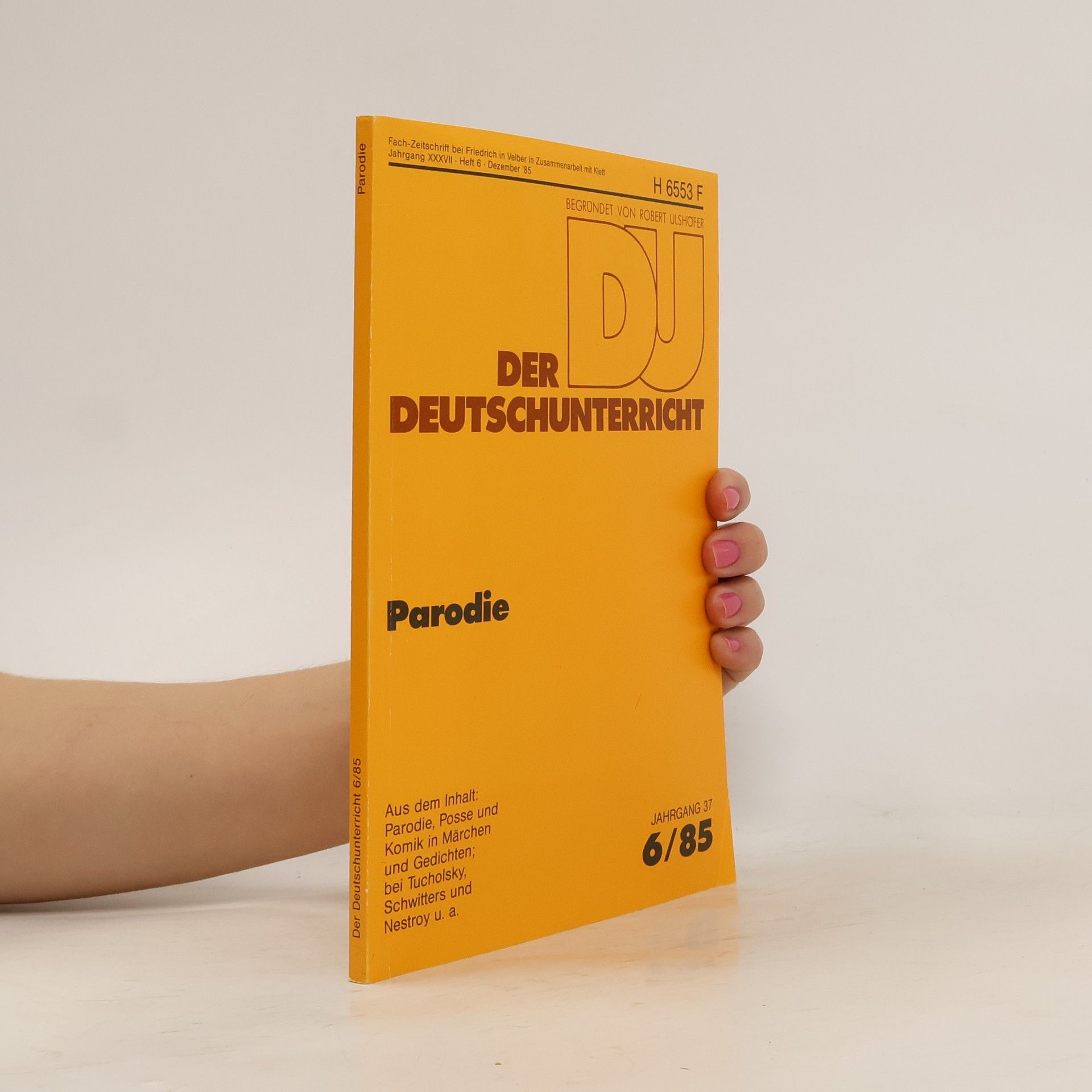 Collectif d'auteurs Der Deutschunterricht