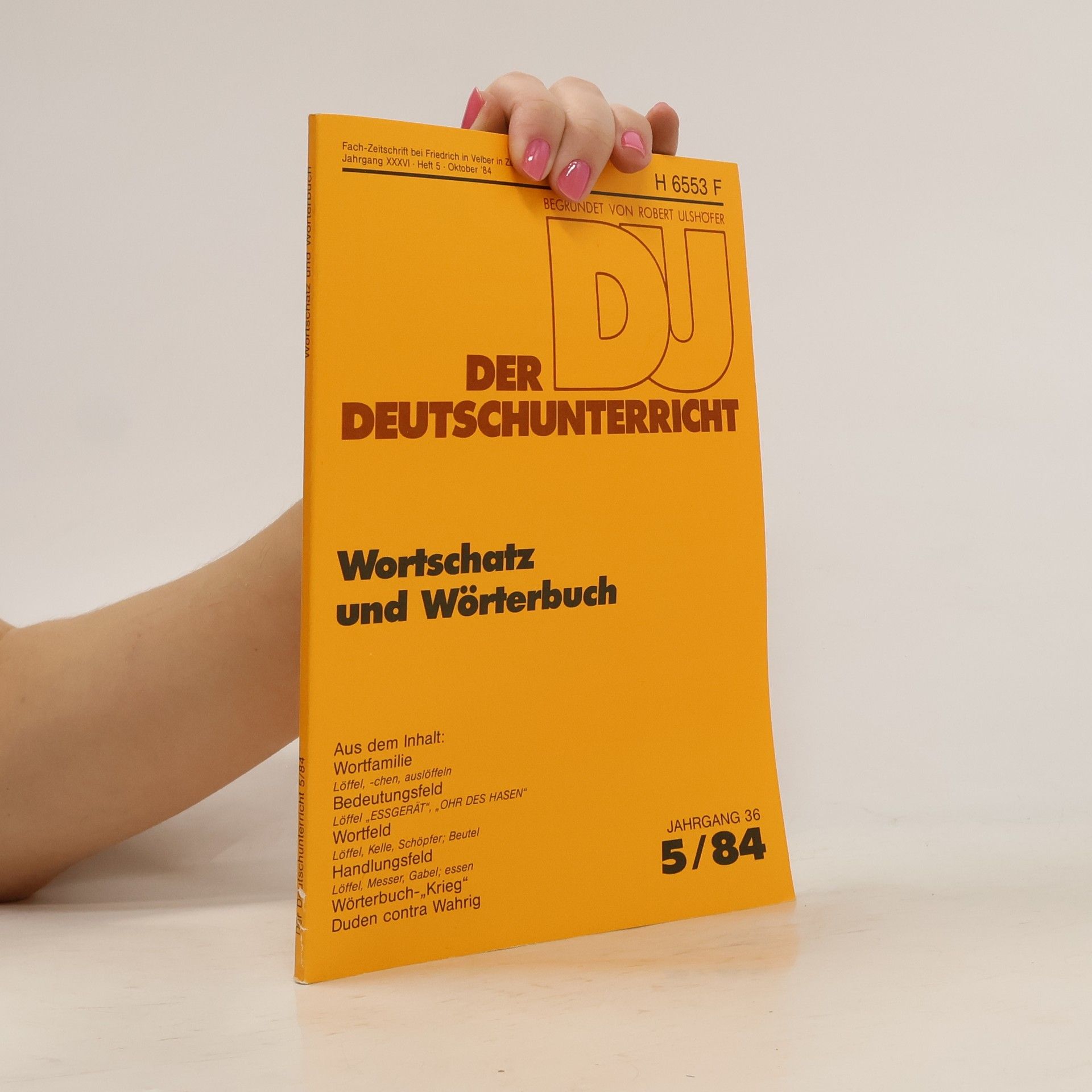 Collectif d'auteurs Der Deutschunterricht