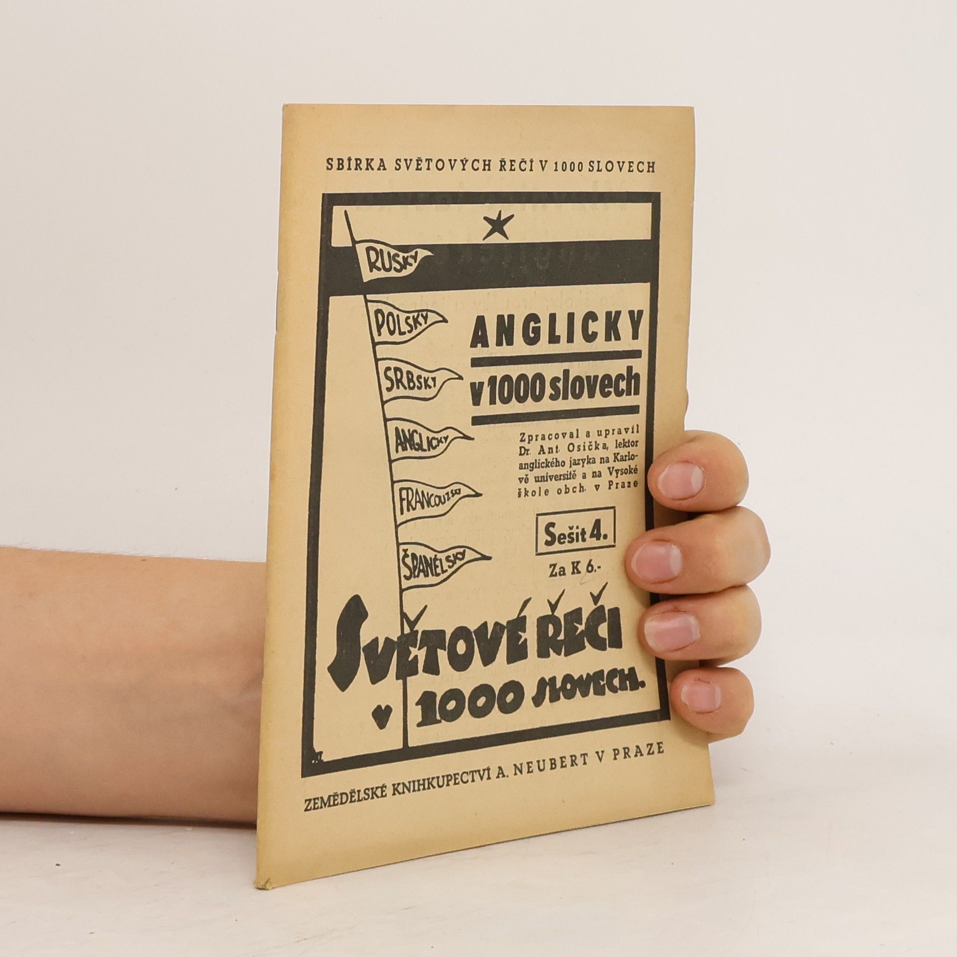 AA.VV. Světové řeči v 1000 slovech.Anglicky. Sešit 8