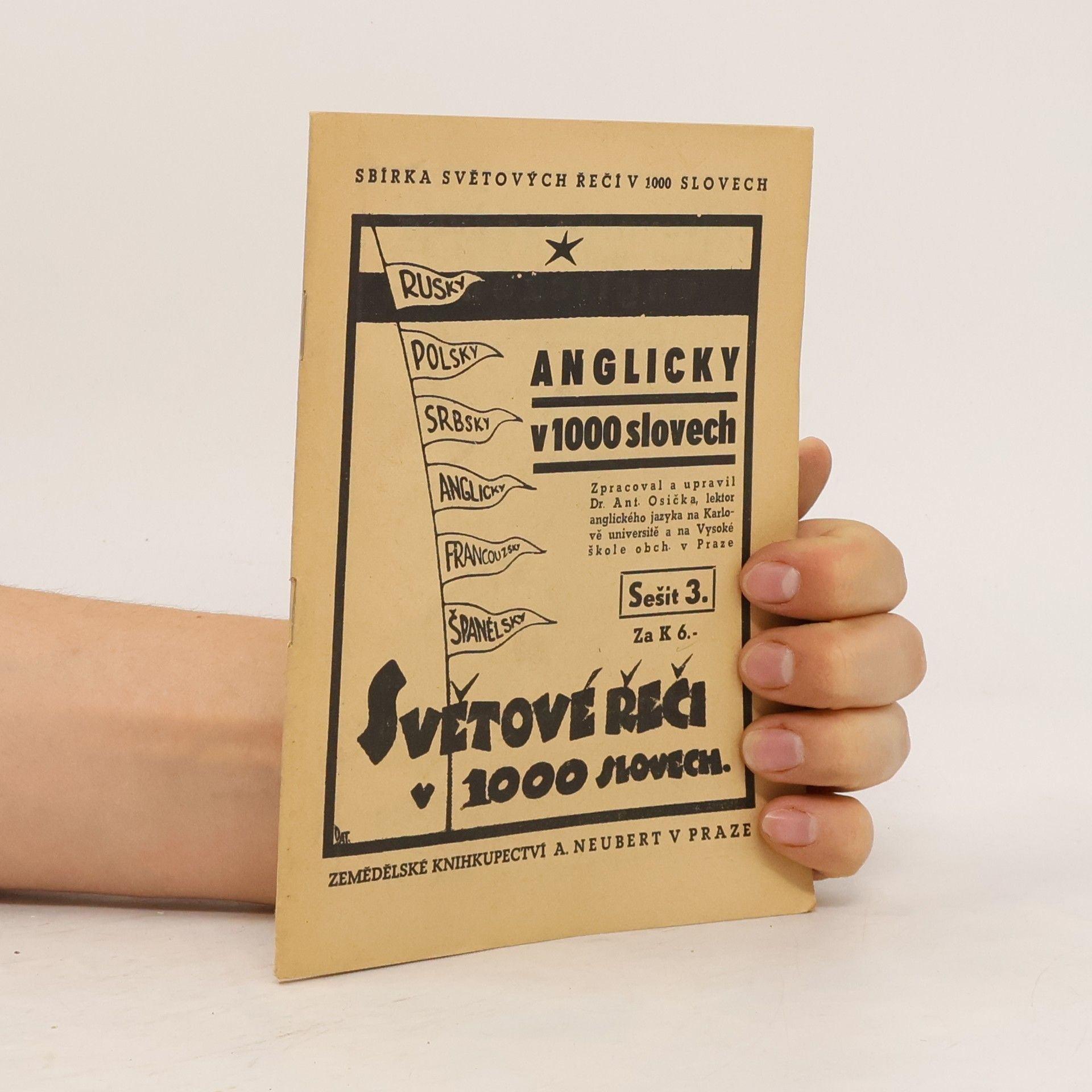Antonín Osička Anglicky v 1000 slovech. Sešit 3.