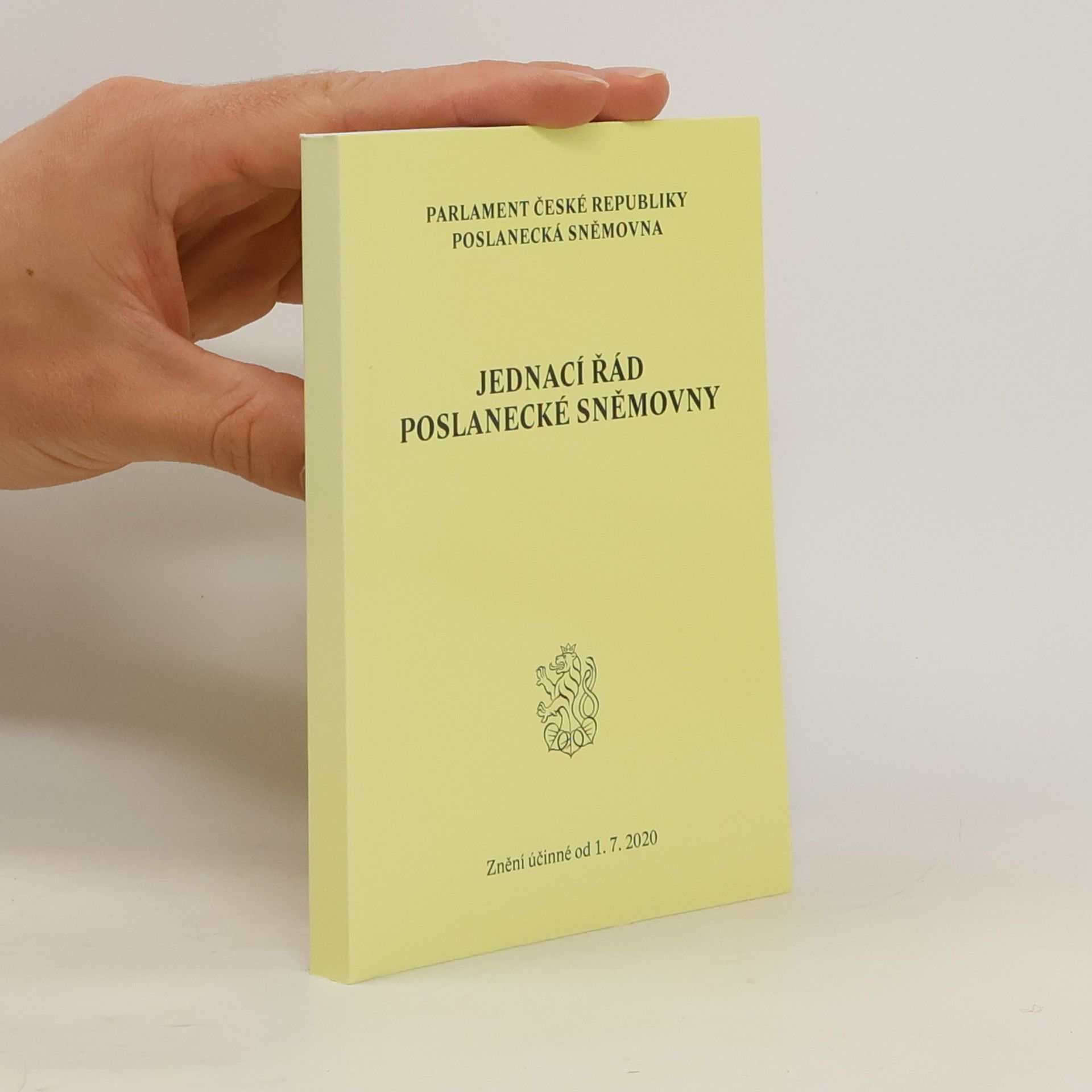 Collectif d'auteurs Jednací řád Poslanecké sněmovny