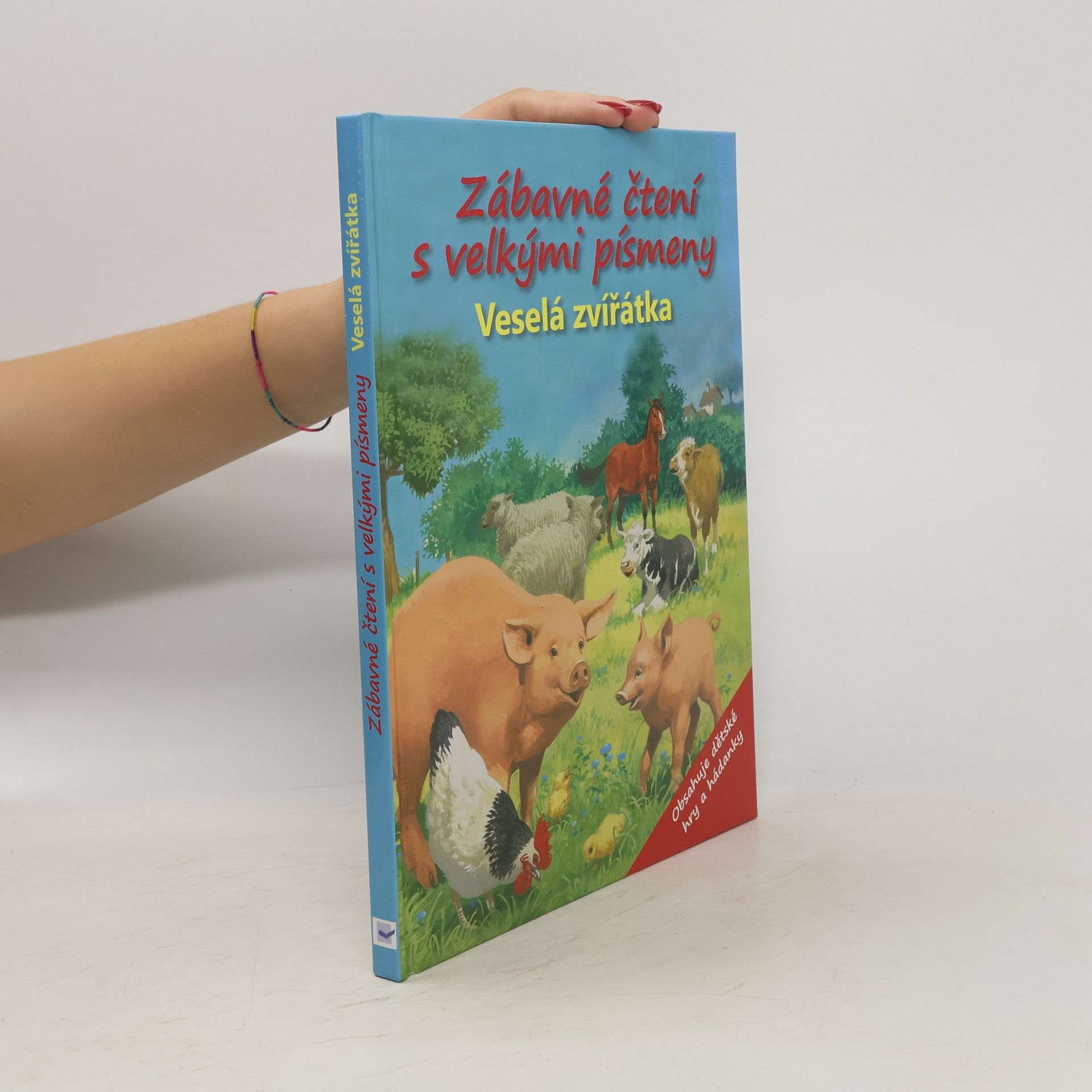 Bob Bampton Veselá zvířátka : zábavné čtení s velkými písmeny