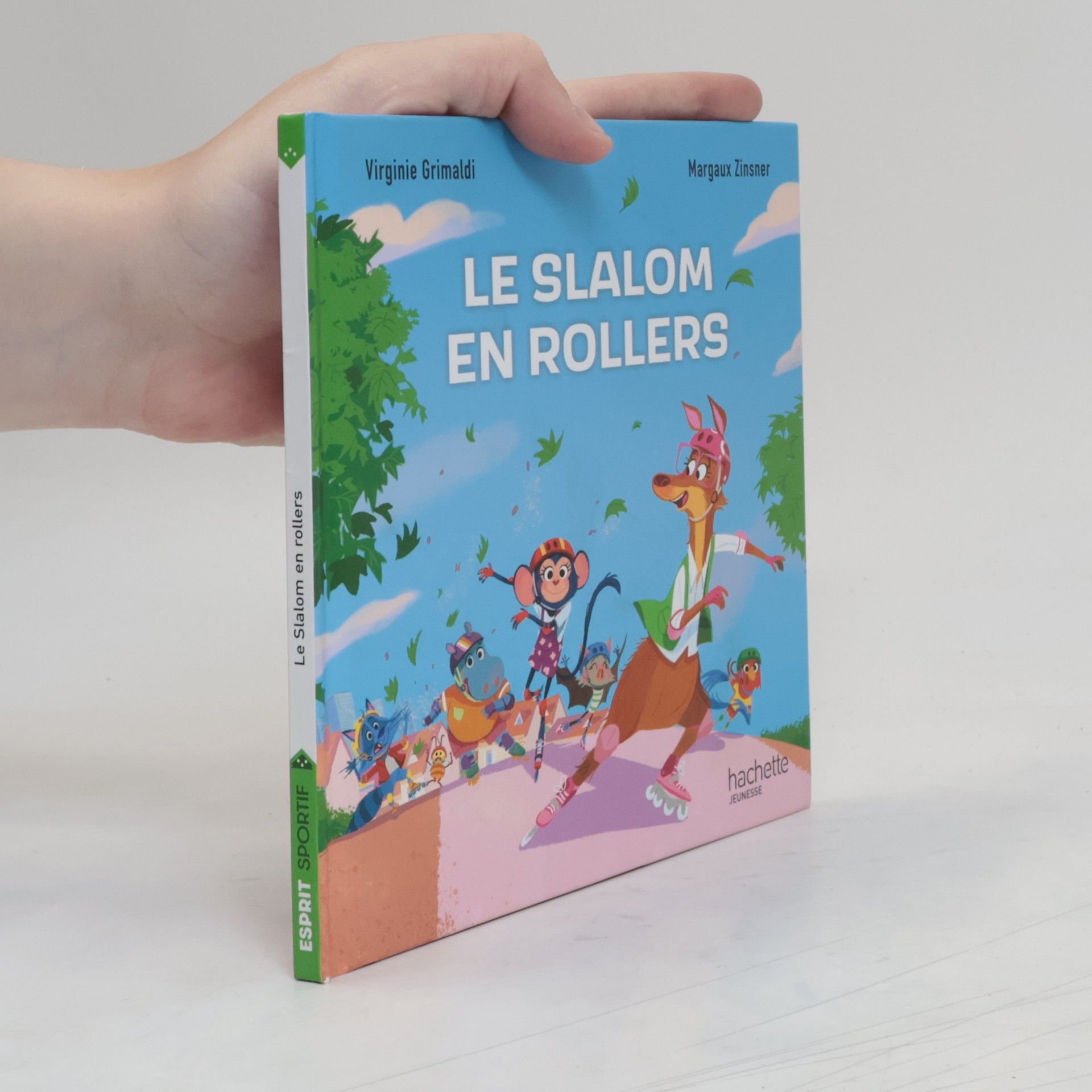 Virginie Grimaldi Le slalom en rollers