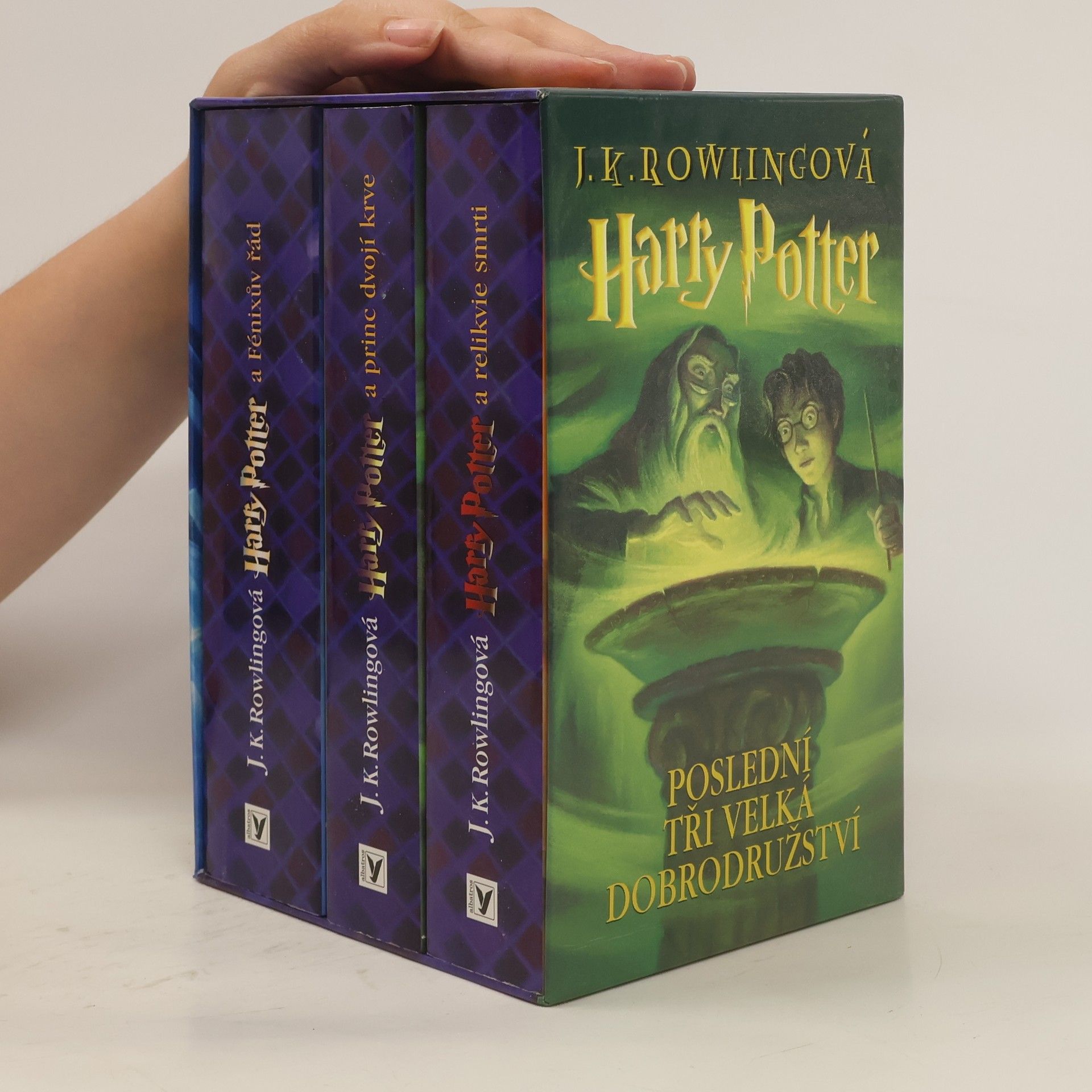 Joanne K. Rowlingová Harry Potter 5.-7. díl (3 svazky, viz. foto)