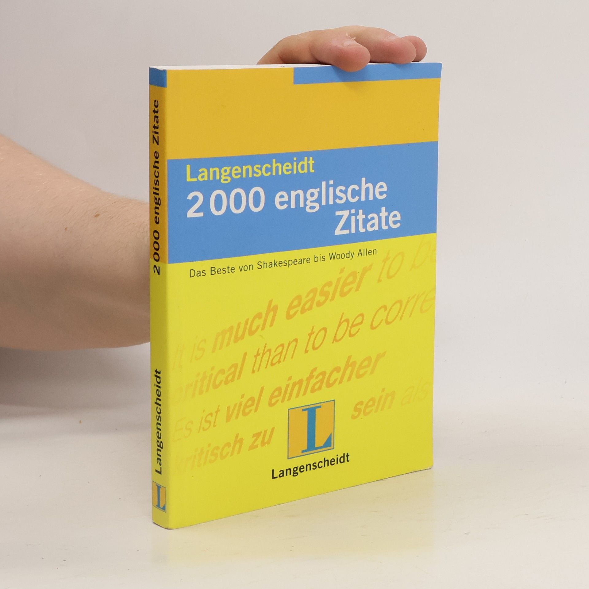 Lutz Walther Langenscheidt 2000 englische Zitate