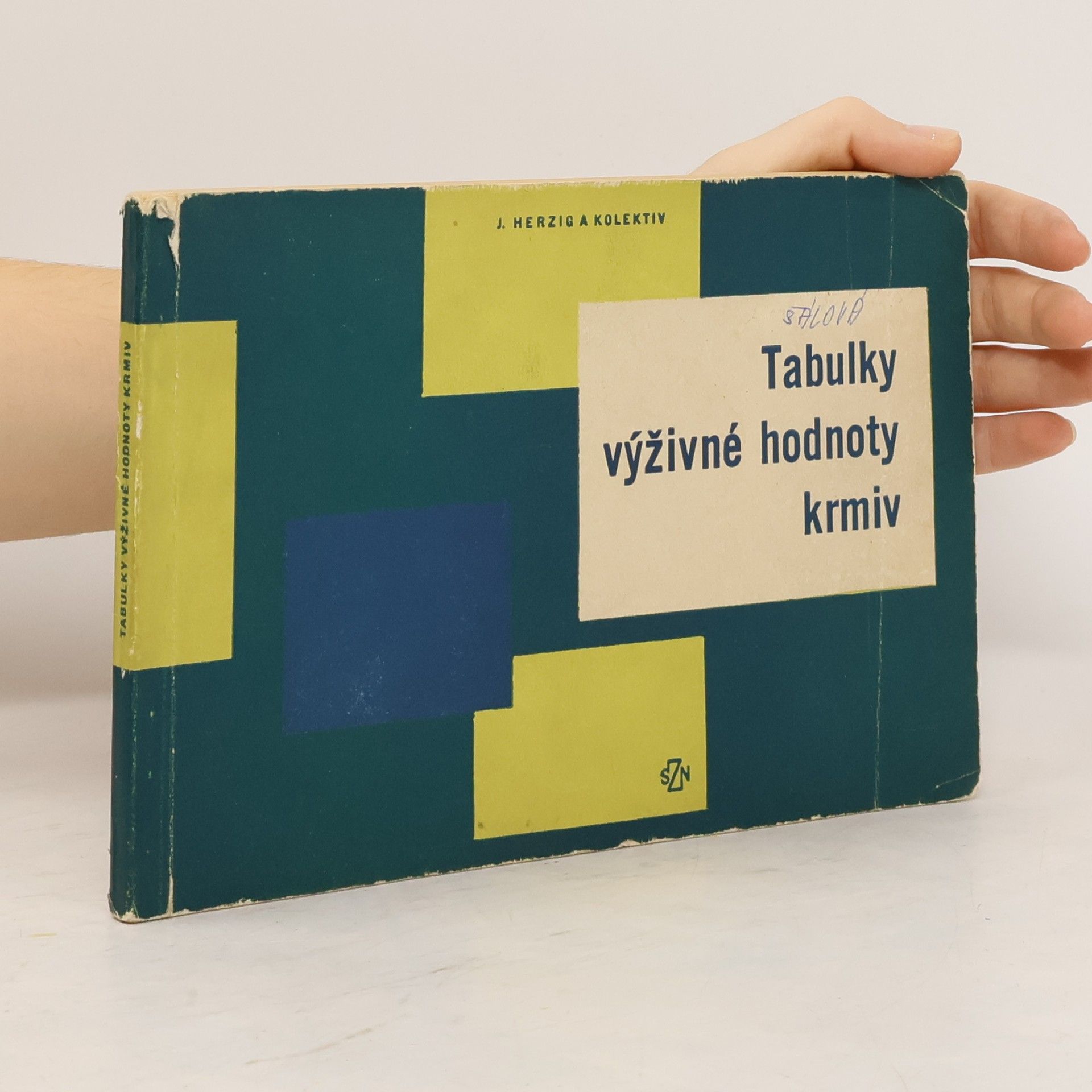 J. Herzig Tabulky výživné hodnoty krmiv