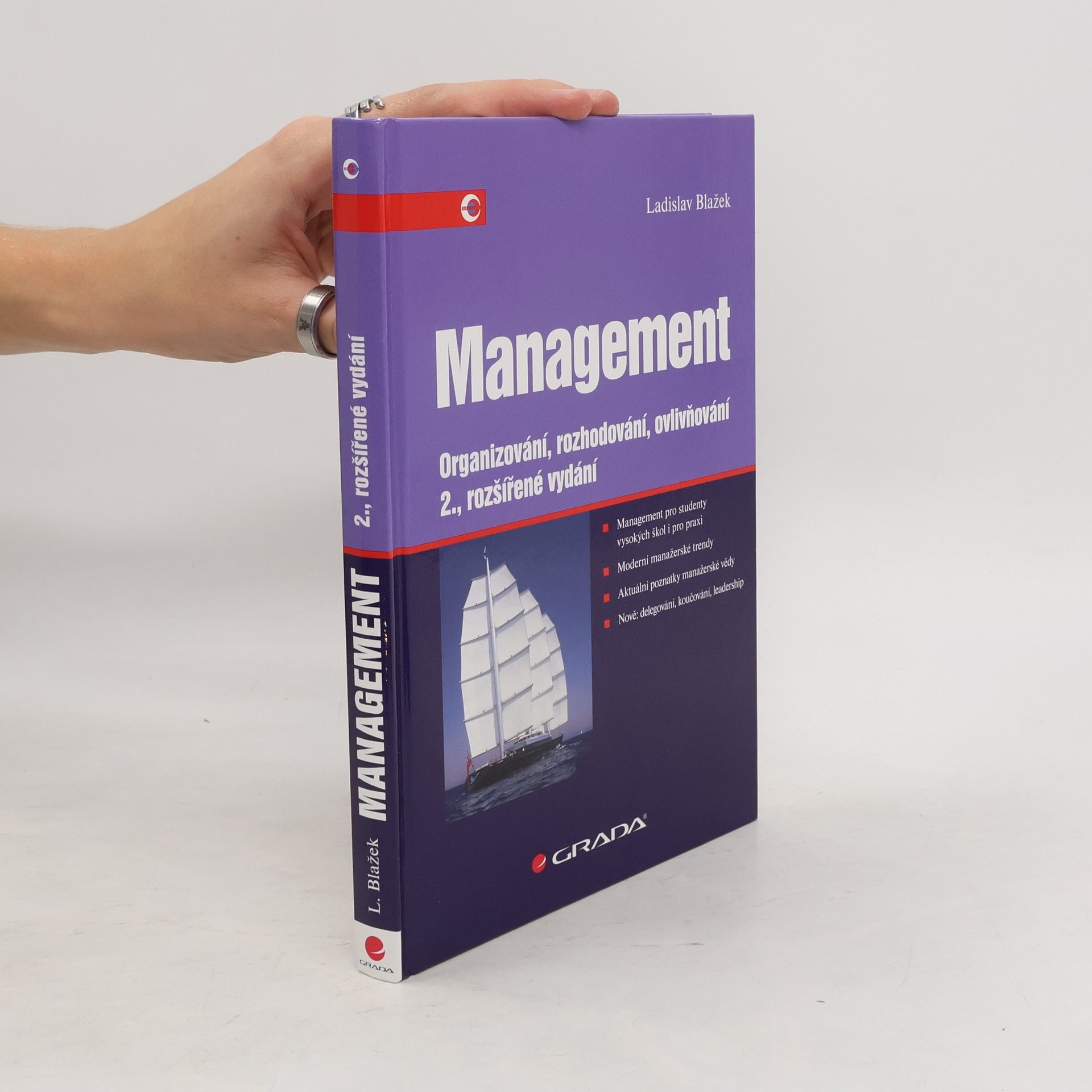 Ladislav Blažek Management. Organizování, rozhodování, ovlivňování