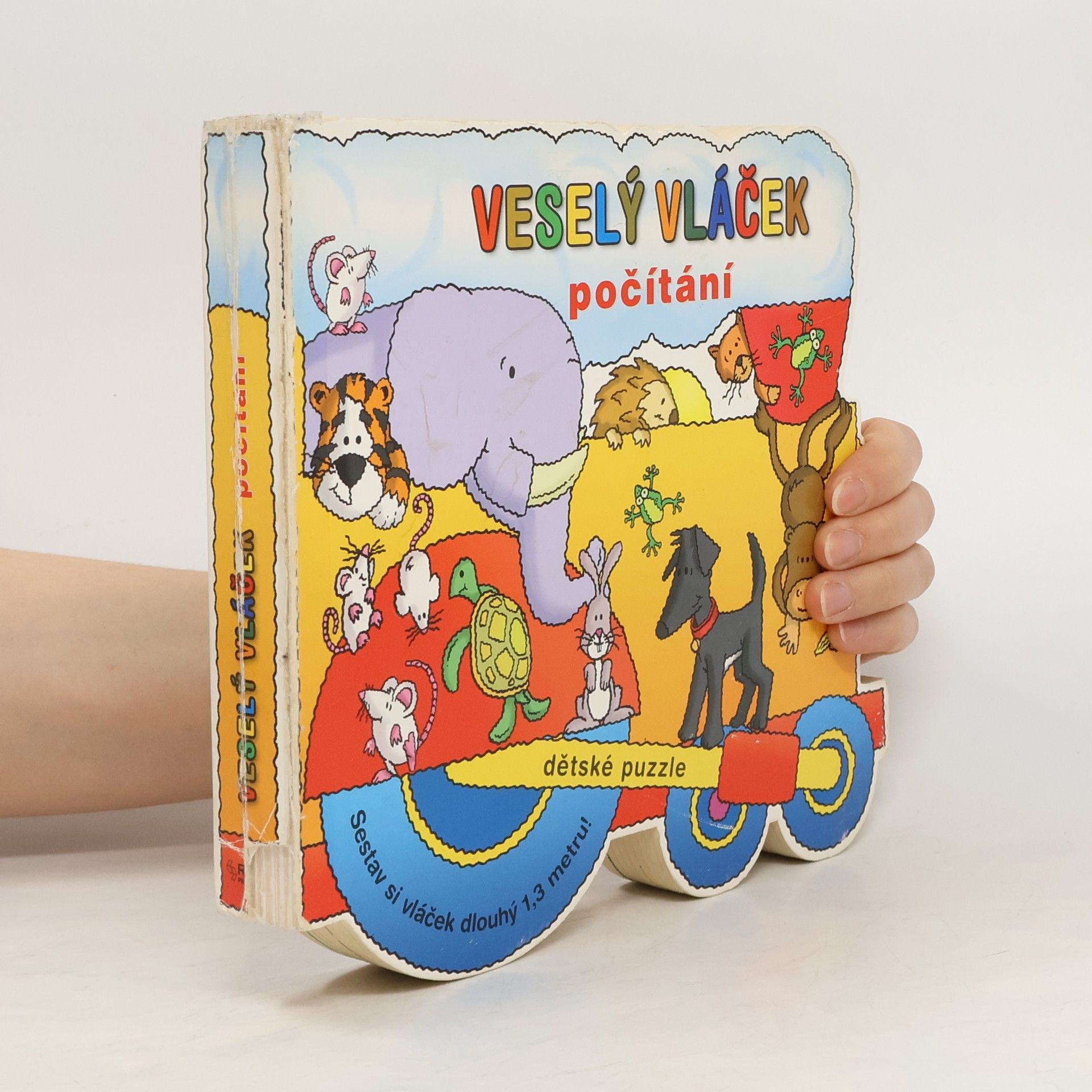 Ivana Nováková Veselý vláček - počítání: dětské puzzle