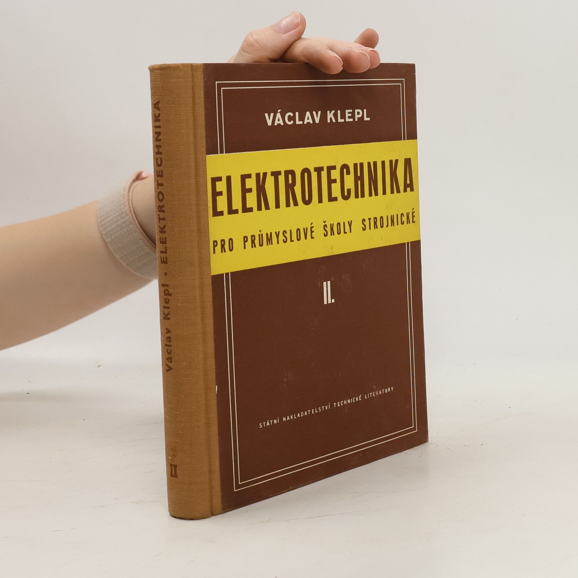 Václav Klepl Elektrotechnika : pro průmyslové školy strojnické. II.