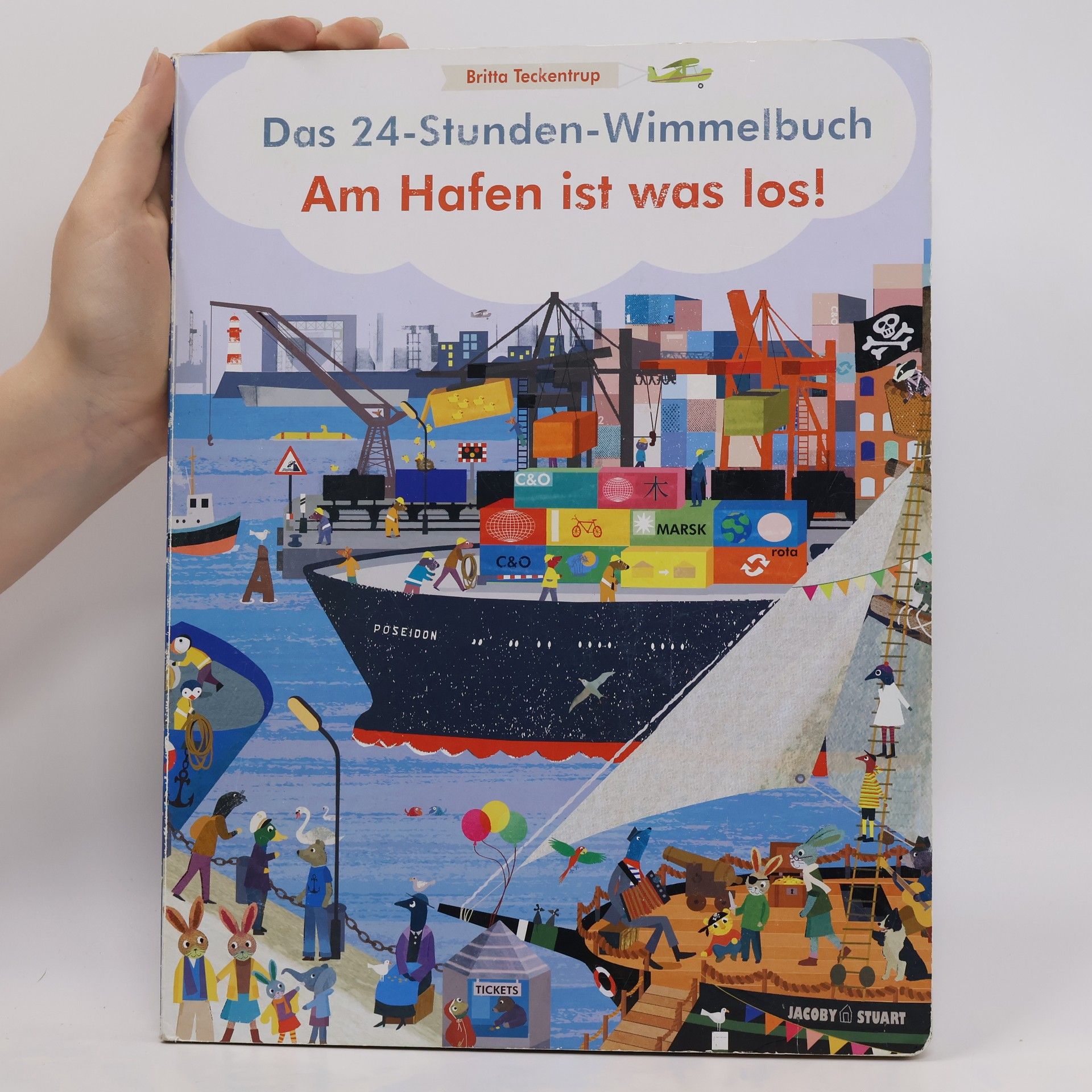 Britta Teckentrup Das 24-Stunden-Wimmelbuch - am Hafen ist was los!