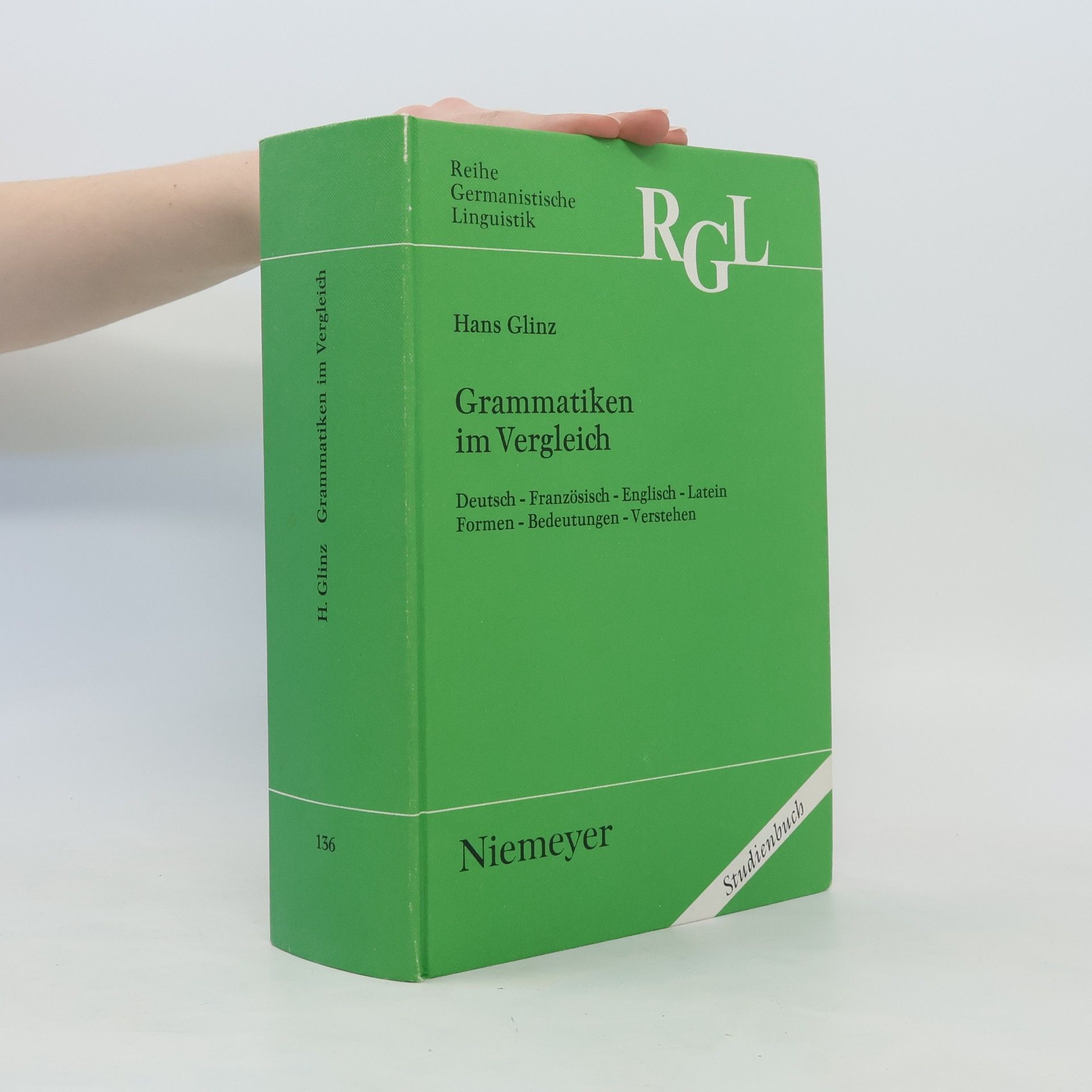 Hans Glinz Grammatiken im Vergleich