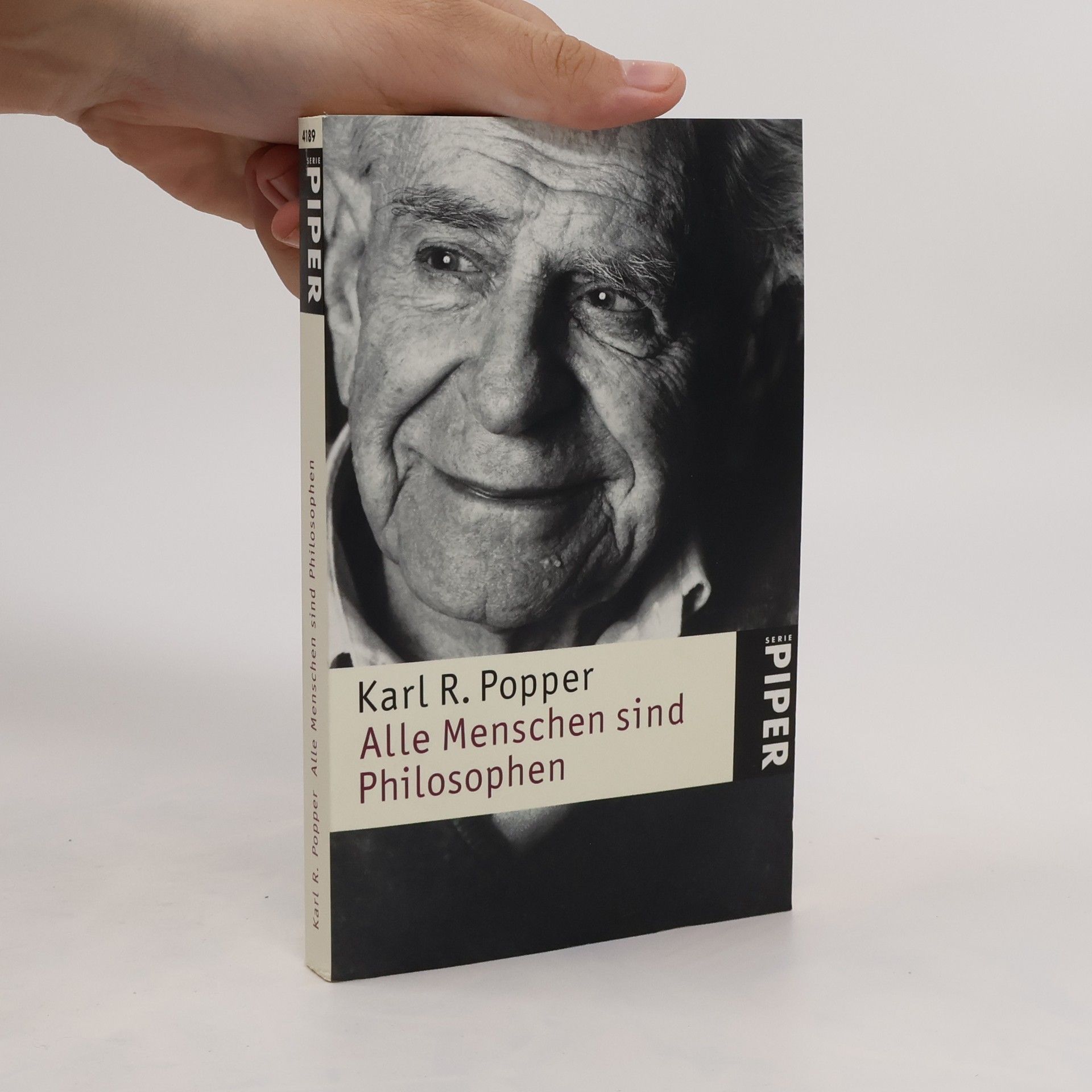 Karl Popper Alle Menschen sind Philosophen