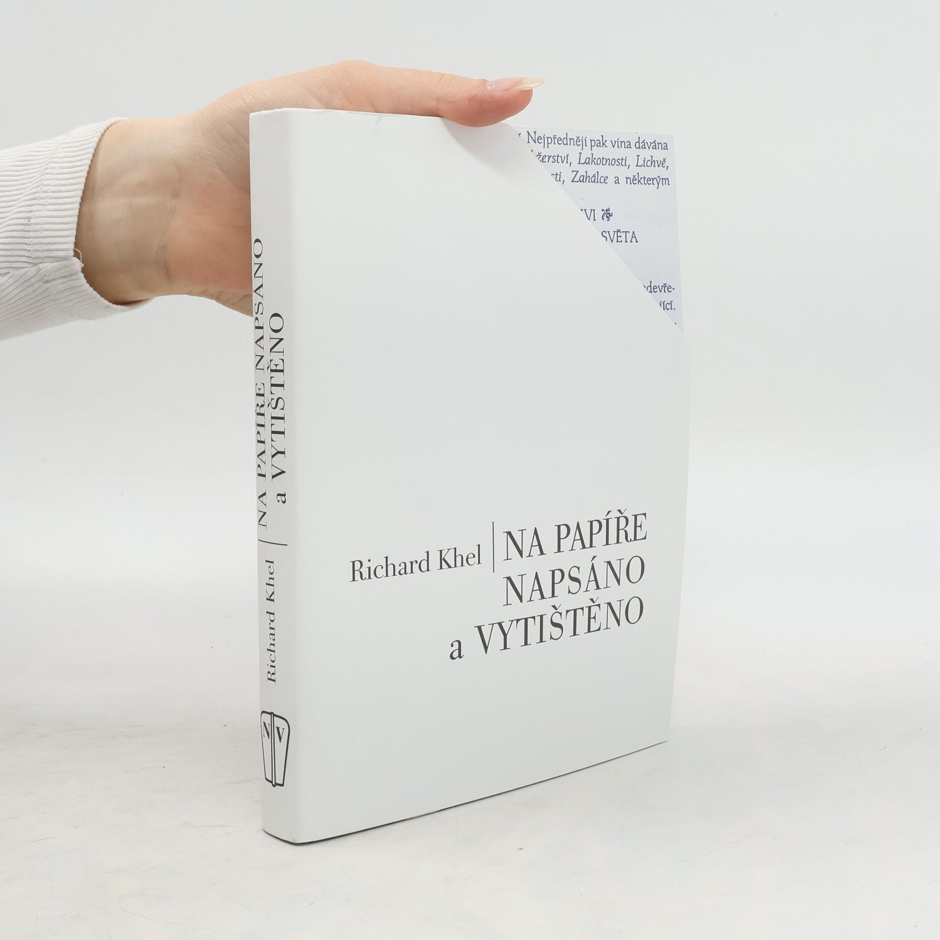 Richard Khel Na papíře napsáno a vytištěno